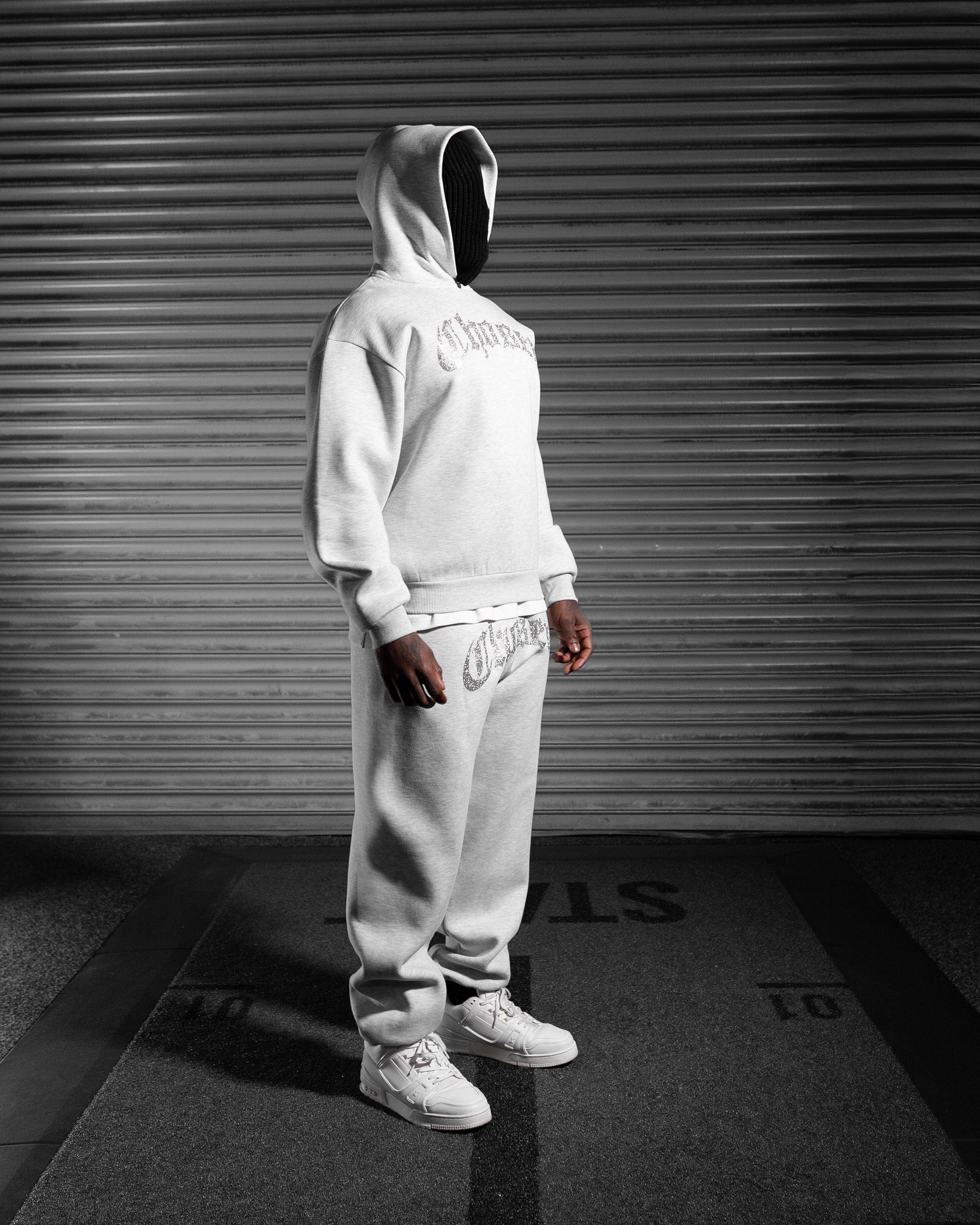 City of Angels Cuffed Jogger - Salt & Pepper