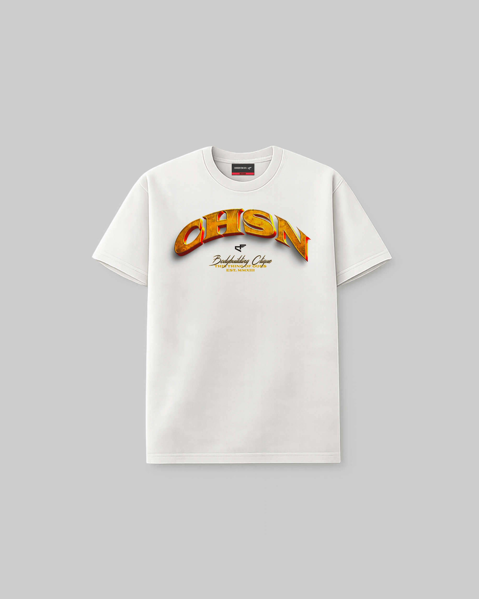 Clique - Vintage Tee - White Crowned in Gold Edition
