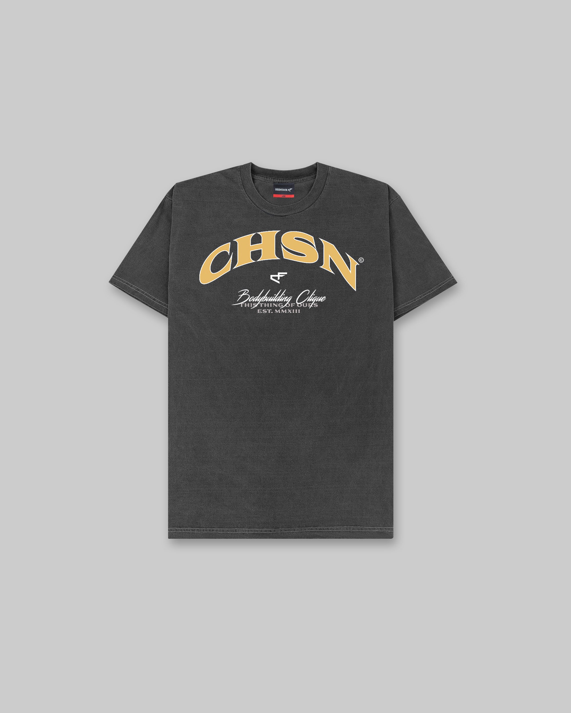 Clique - Vintage Tee - Black & Metallic Gold