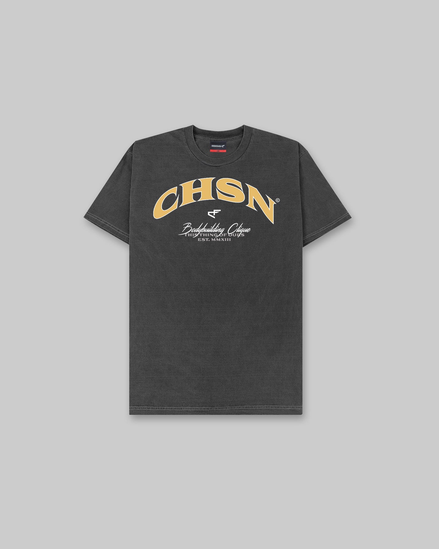 Clique - Vintage Tee - Black & Metallic Gold