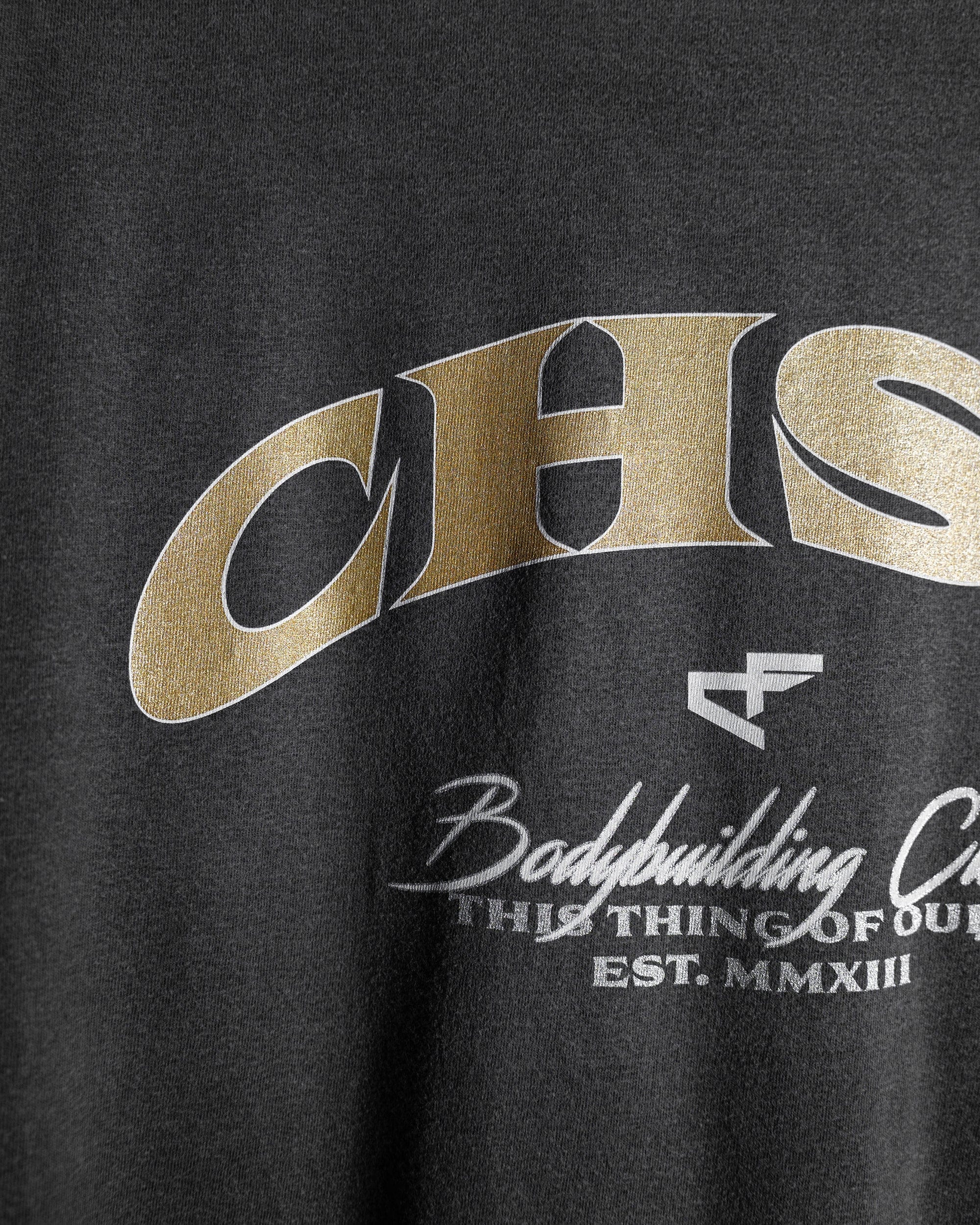 Clique - Vintage Tee - Black & Metallic Gold-thumbmail-3