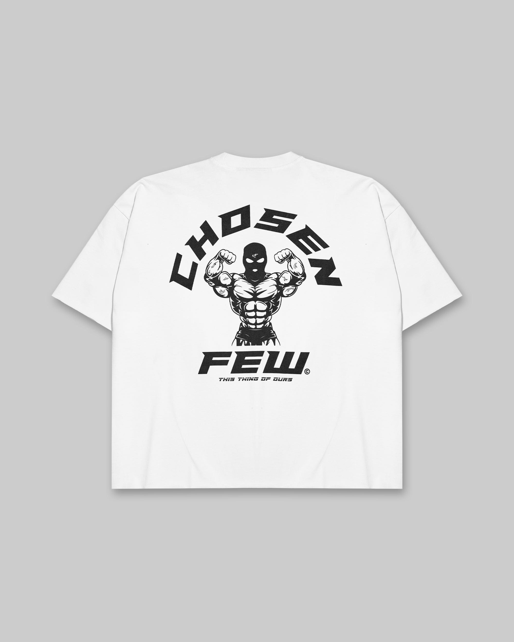G Gym - Box V2 Tee - White & Black