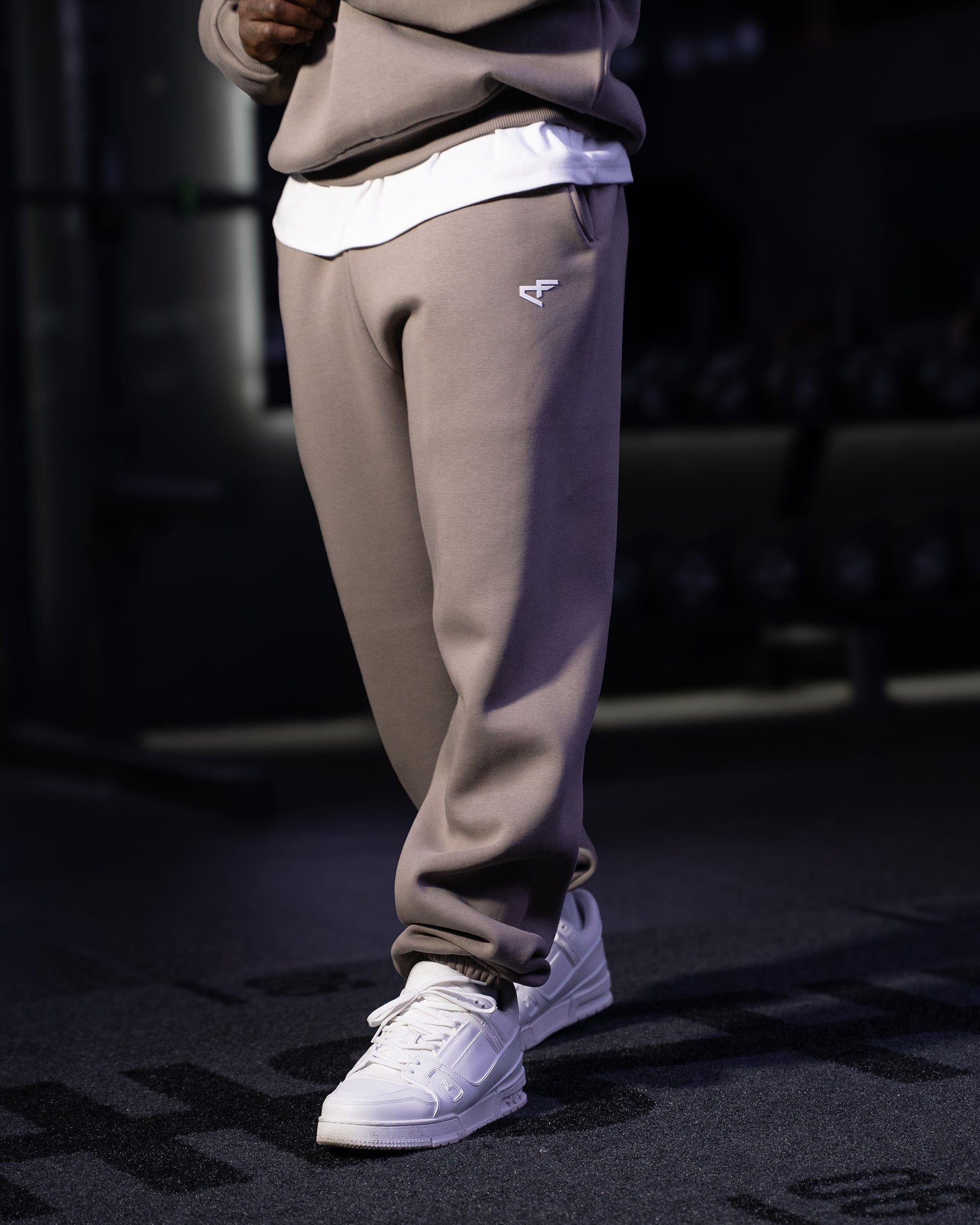 Daily Logo Cuffed Jogger - Desert Sand