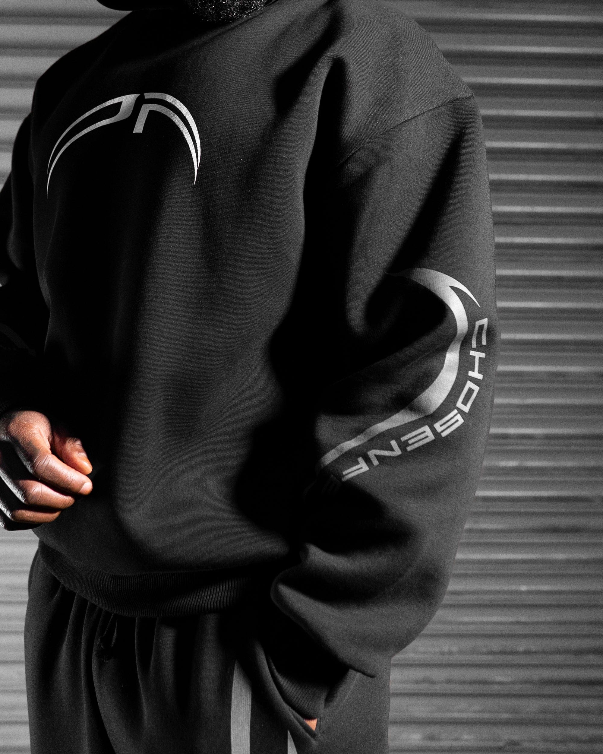 Cyber Hoodie - Obsidian Black-thumbmail-8