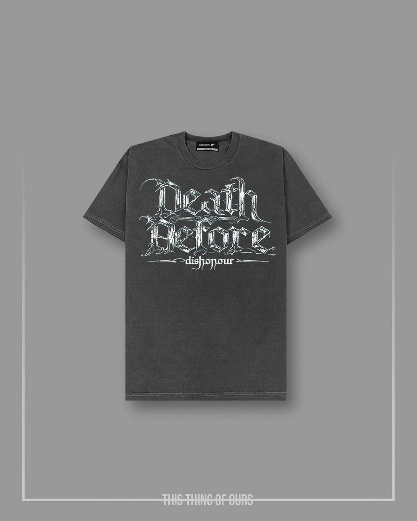 Death Before Dishonour Tee - Vintage Black