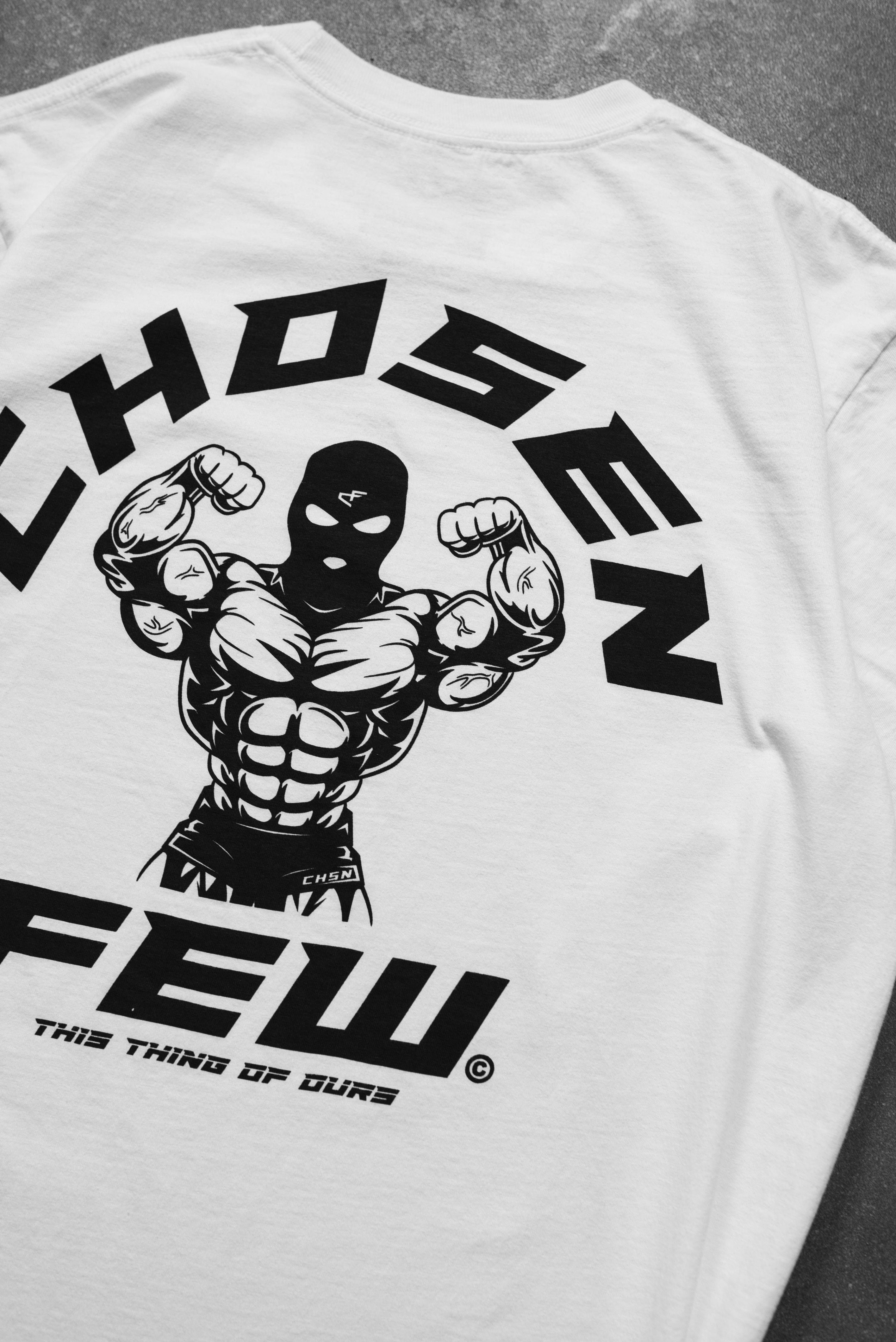 G Gym Tee - Vintage White & Black