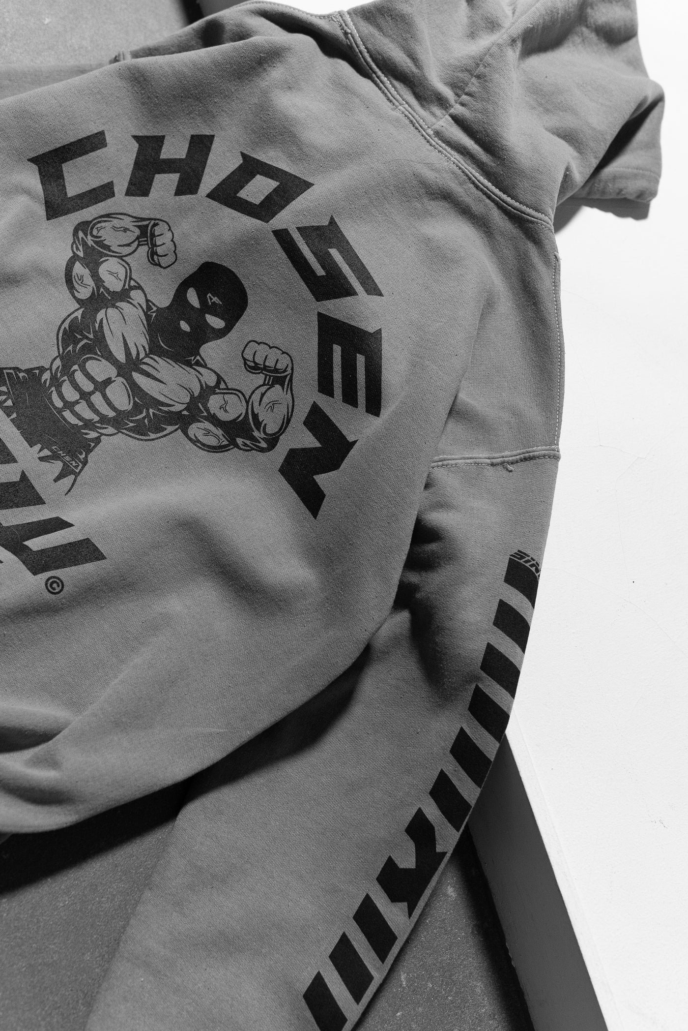 G Gym Hoodie - Vintage Grey & Black