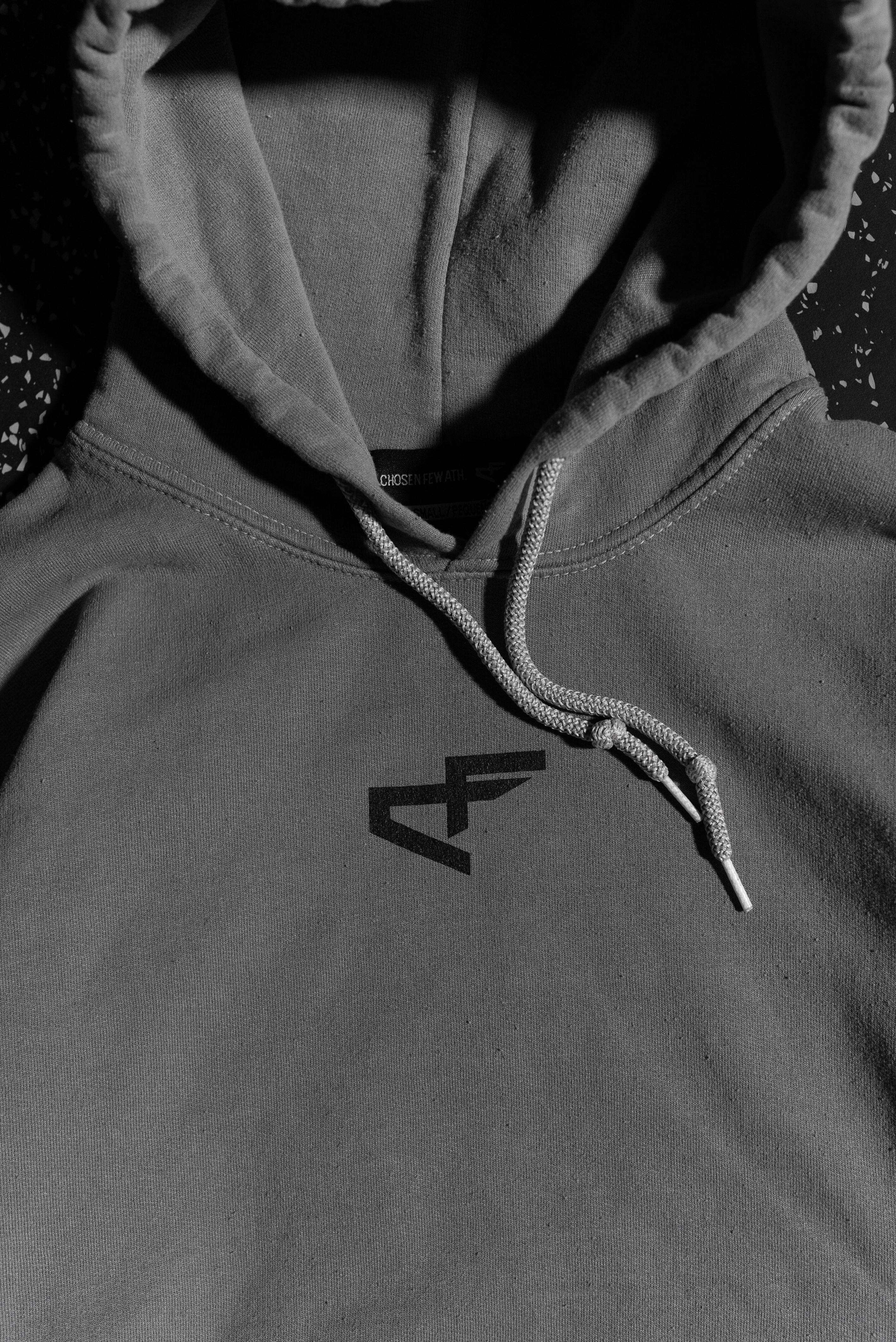 G Gym - Vintage Hoodie - Grey & Black-thumbmail-5