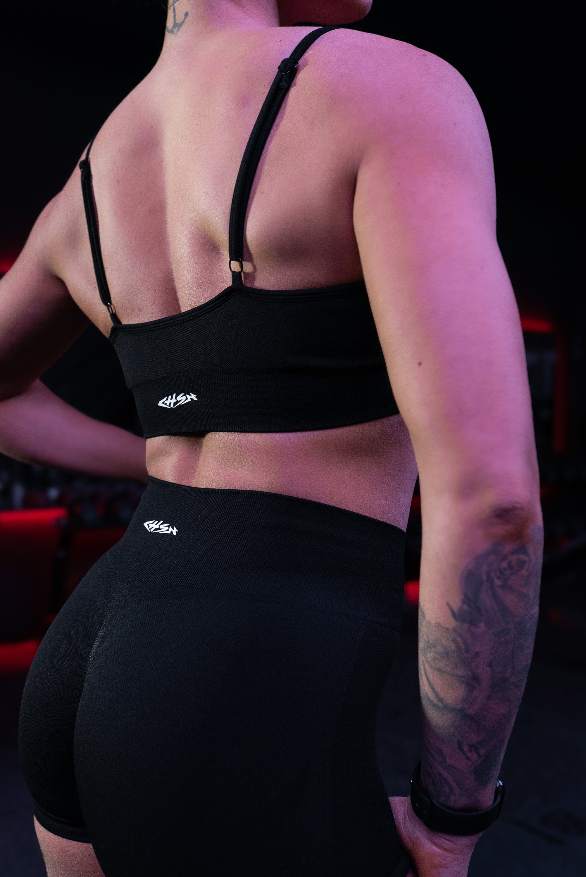 Compound Sports Bra - Black-thumbmail-5