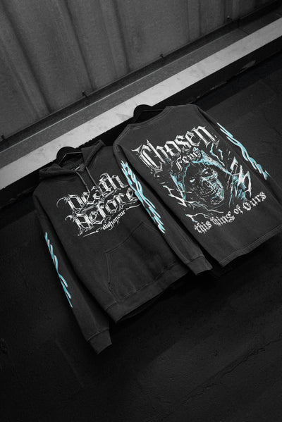 Death Before Dishonour Long Sleeve Tee - Vintage Black