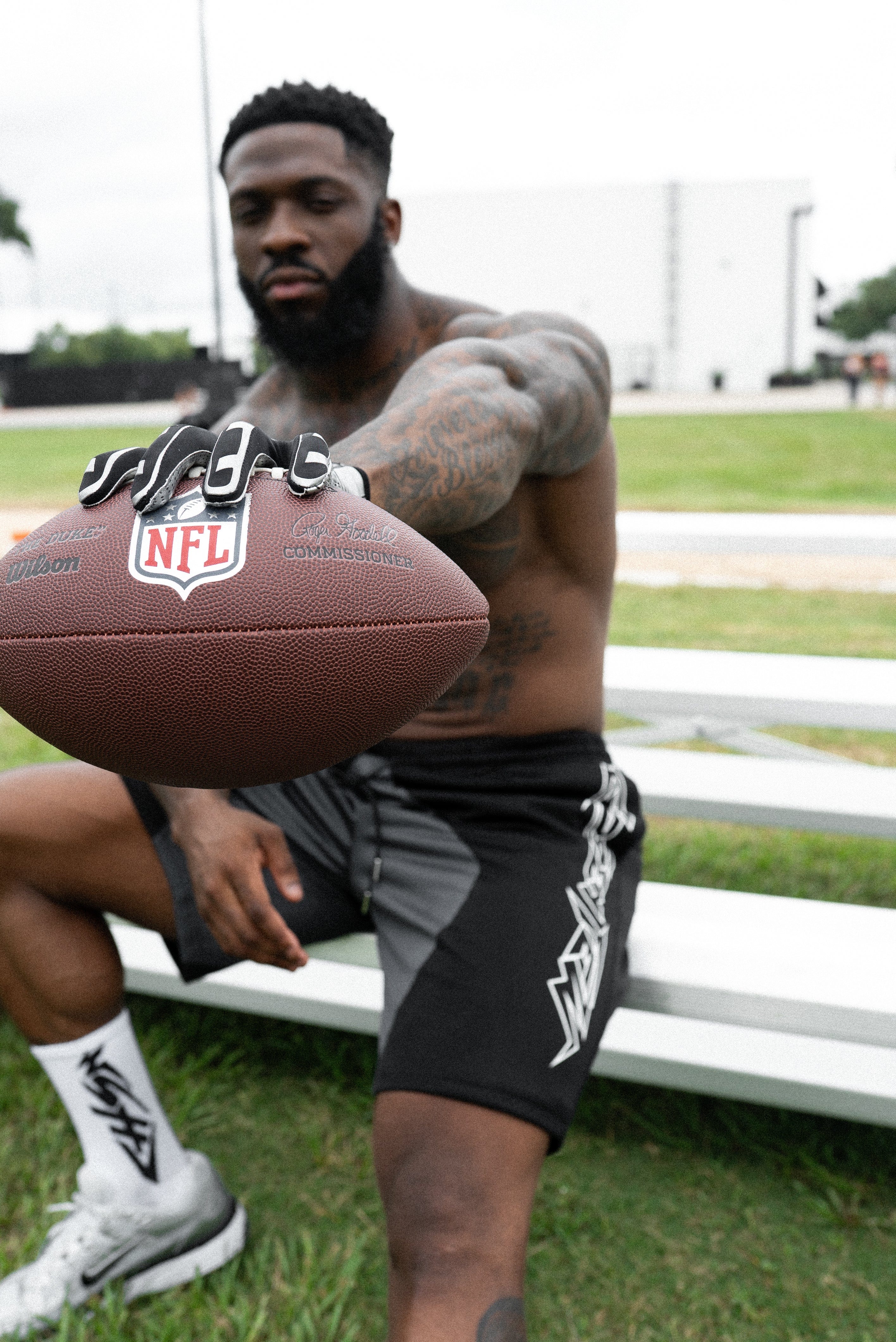 Iron Thunder Mesh Shorts - Black-thumbmail-3