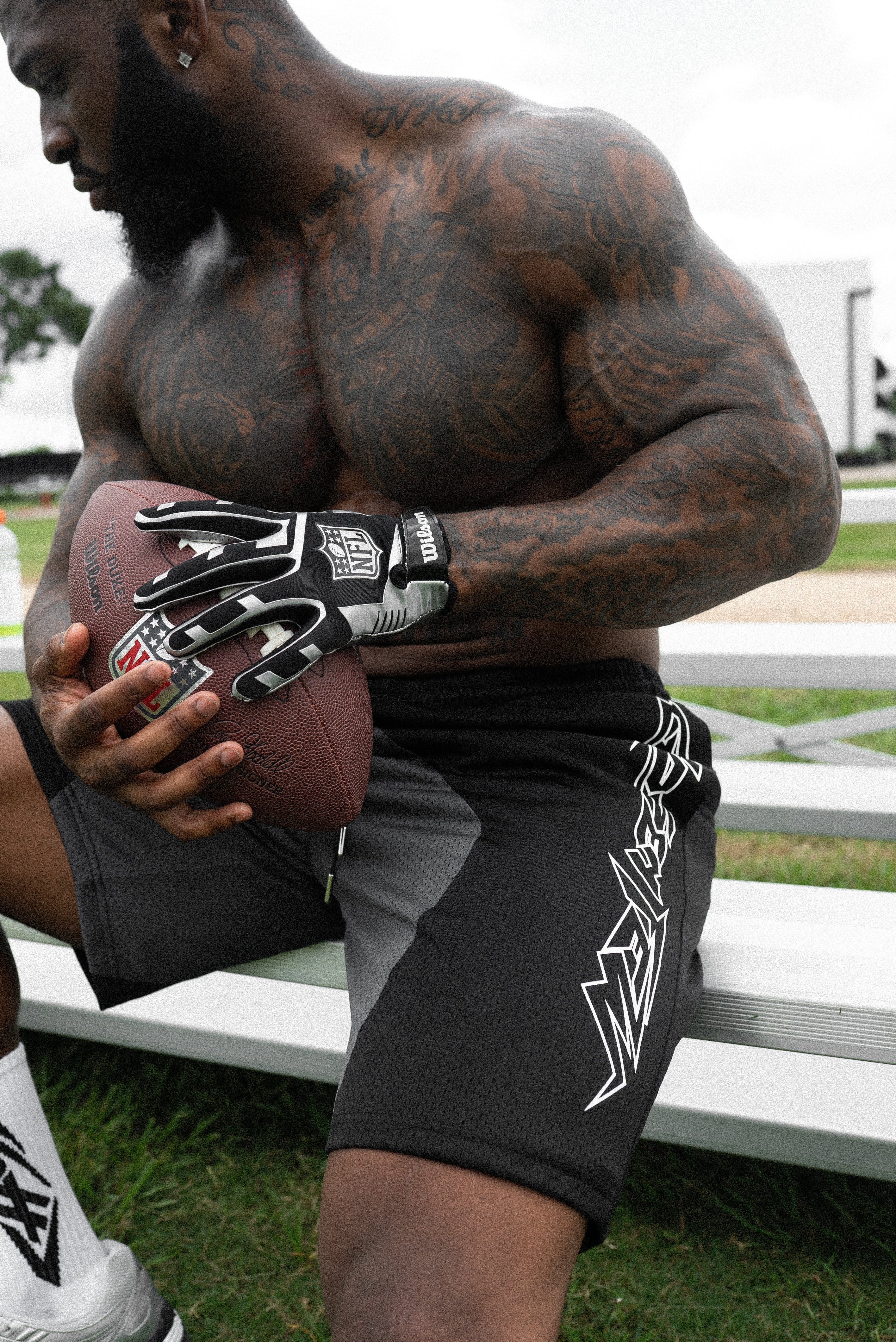 Iron Thunder Mesh Shorts - Black