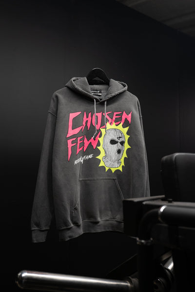 N4F Neon Hoodie - Vintage Black