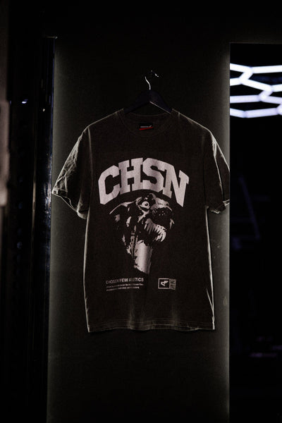 Fearless Tee - Vintage Black & Metallic Silver