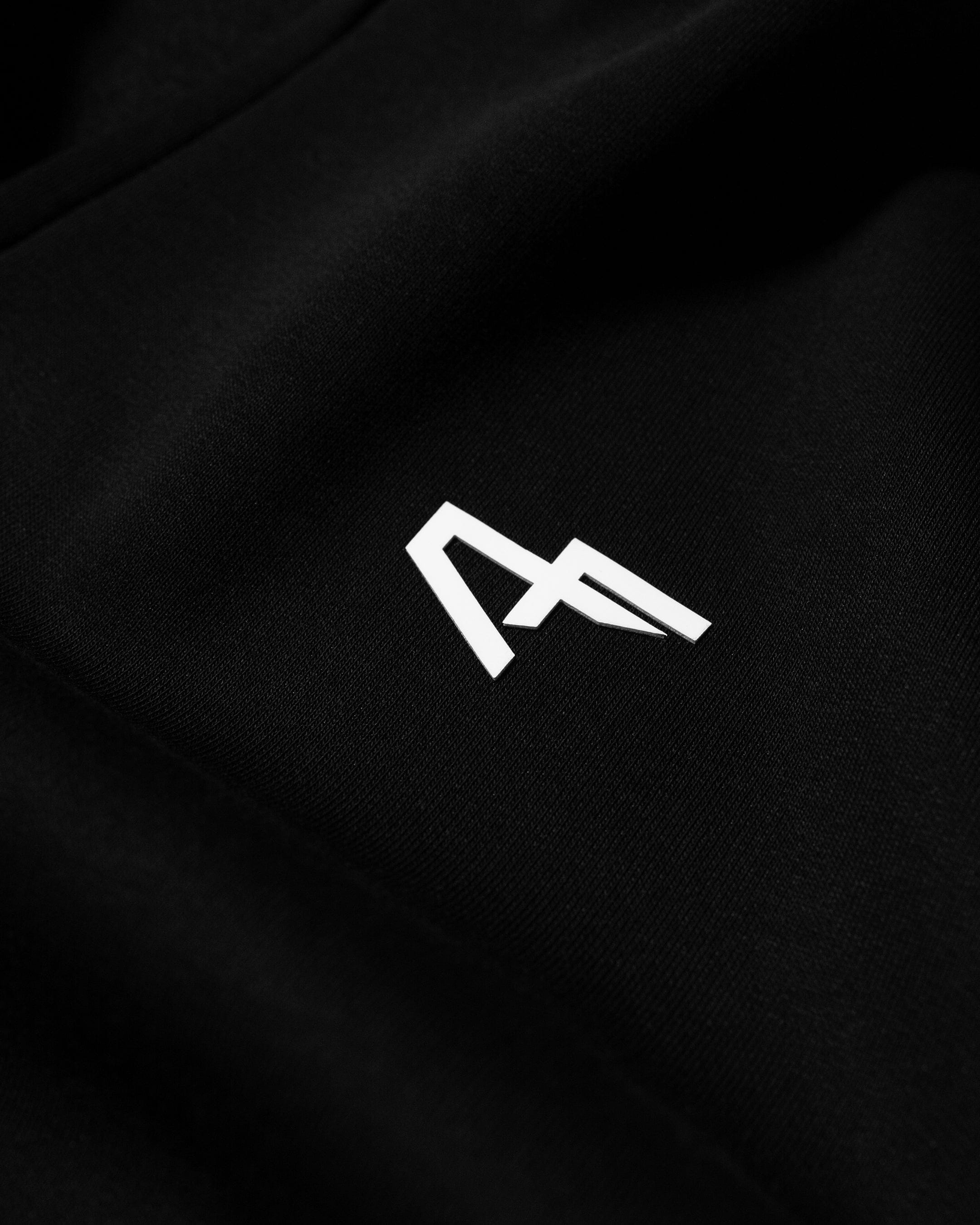 Daily Logo Zip Hoodie - Obsidian Black-thumbmail-10