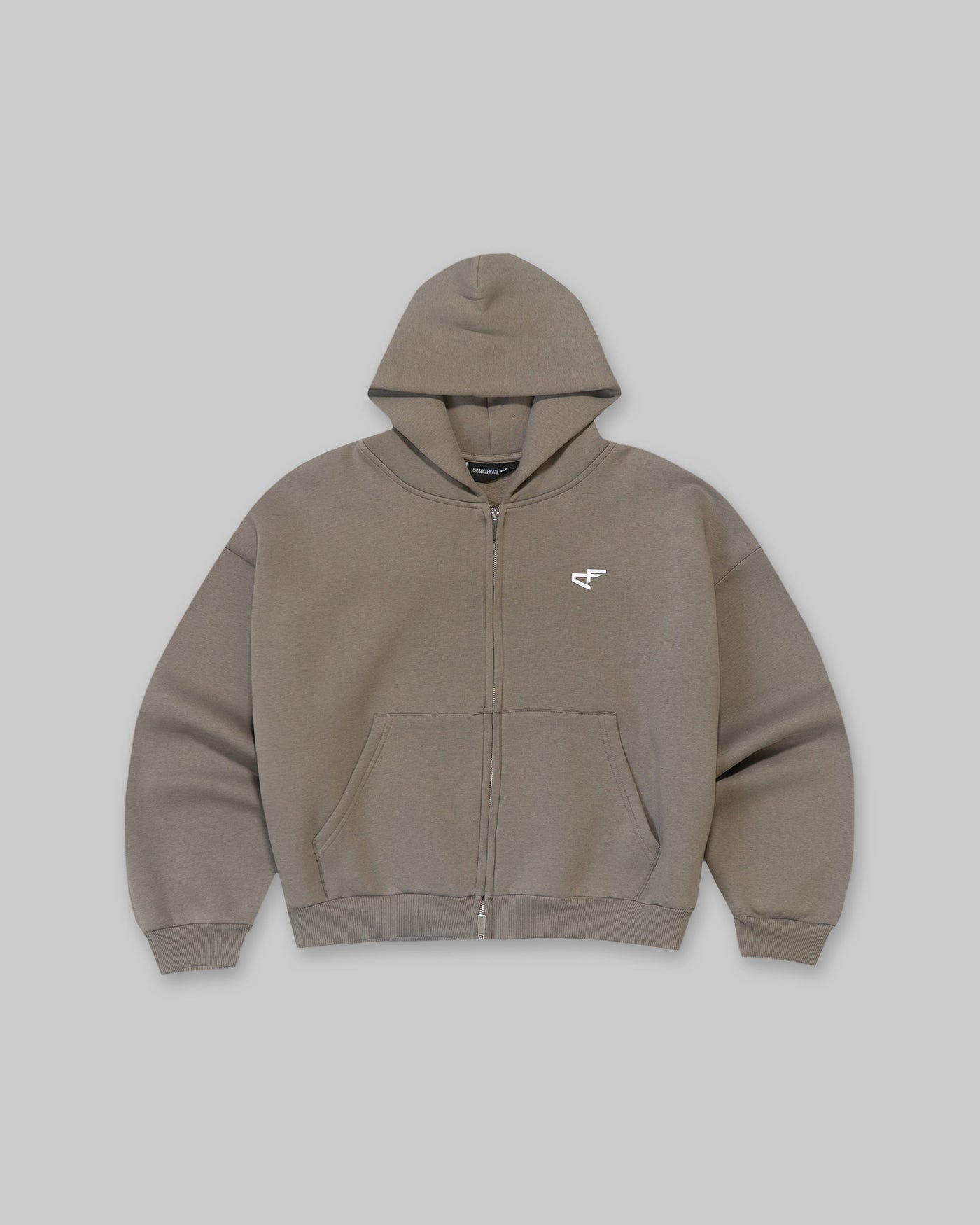 Daily Logo Zip Hoodie - Desert Sand