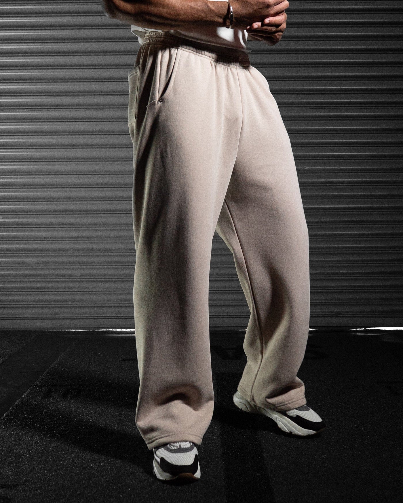 Daily Blank Wide Jogger - Dune Drift