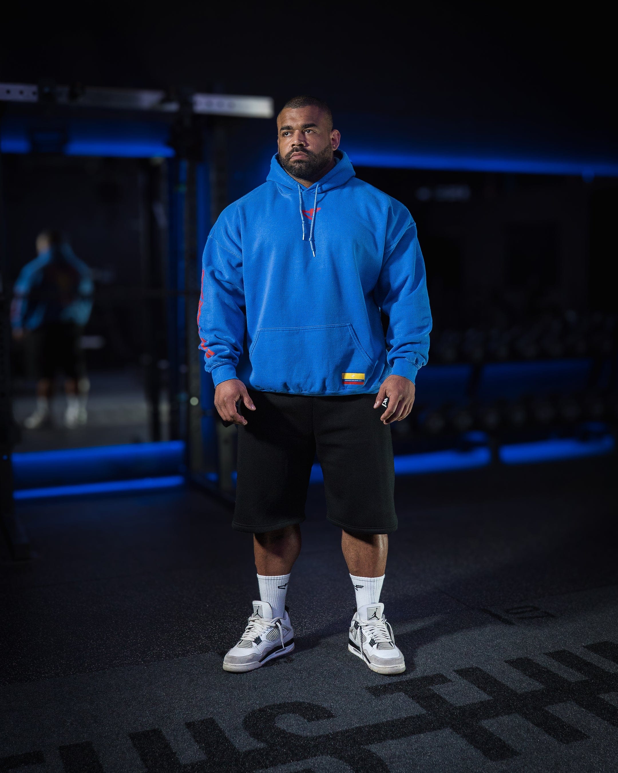 G Gym - Vintage Hoodie - Edición Colombiana Blue-thumbmail-5