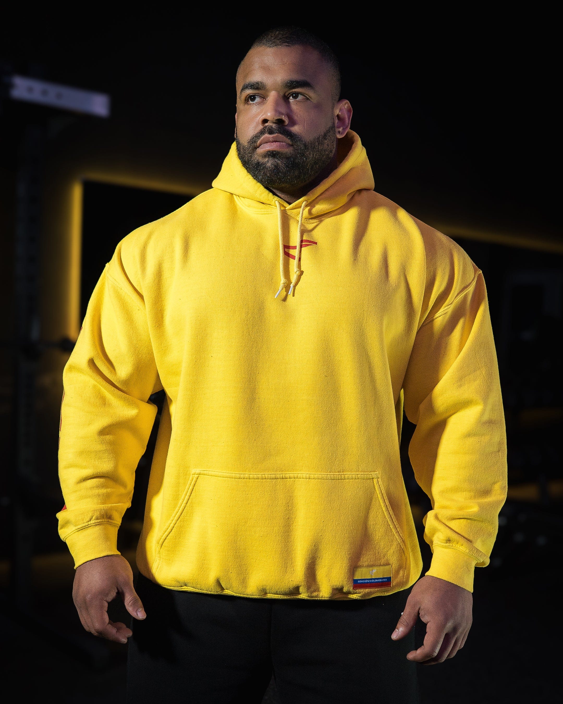 G Gym - Vintage Hoodie - Edición Colombiana Yellow-thumbmail-6