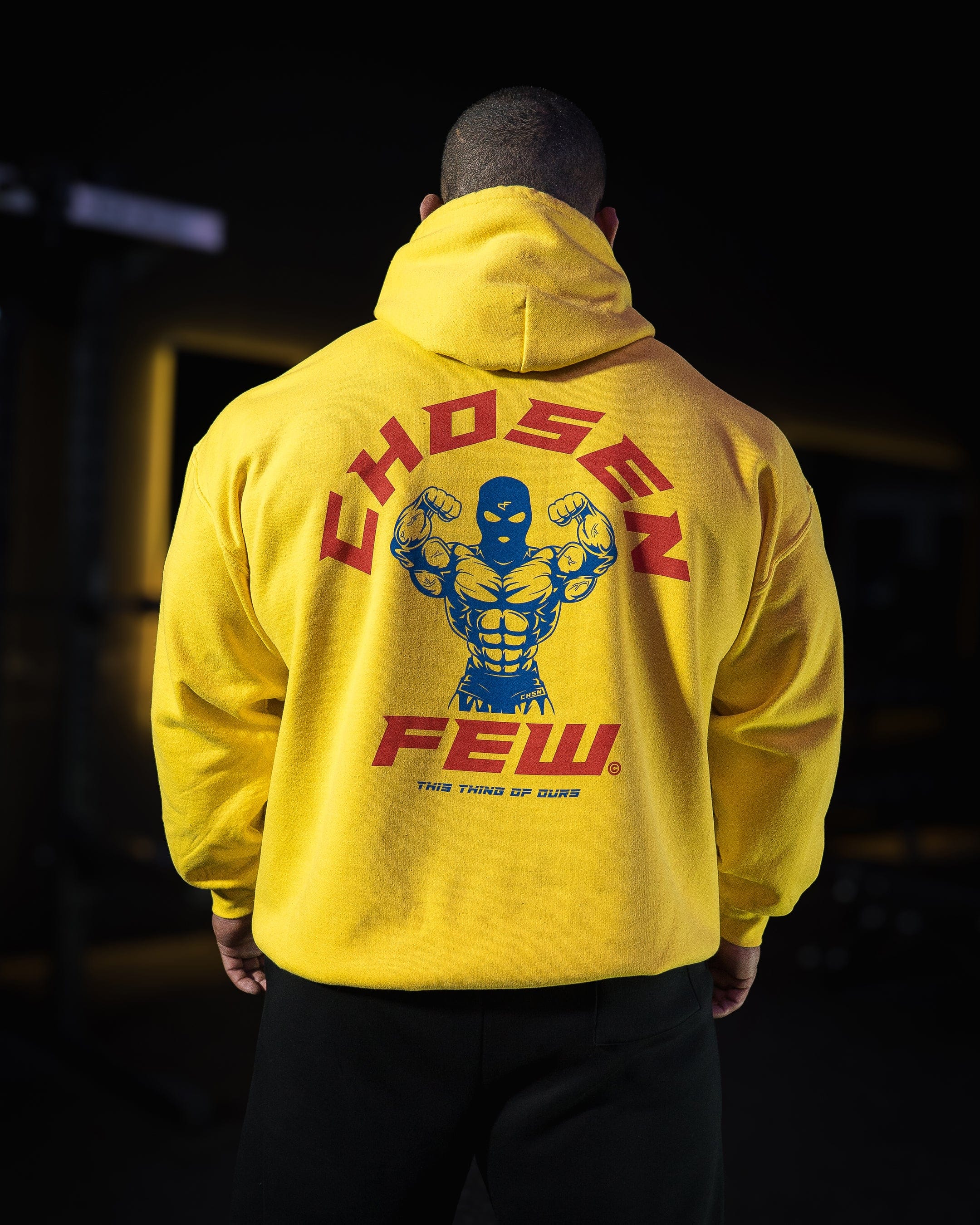 G Gym - Vintage Hoodie - Edición Colombiana Yellow-thumbmail-4