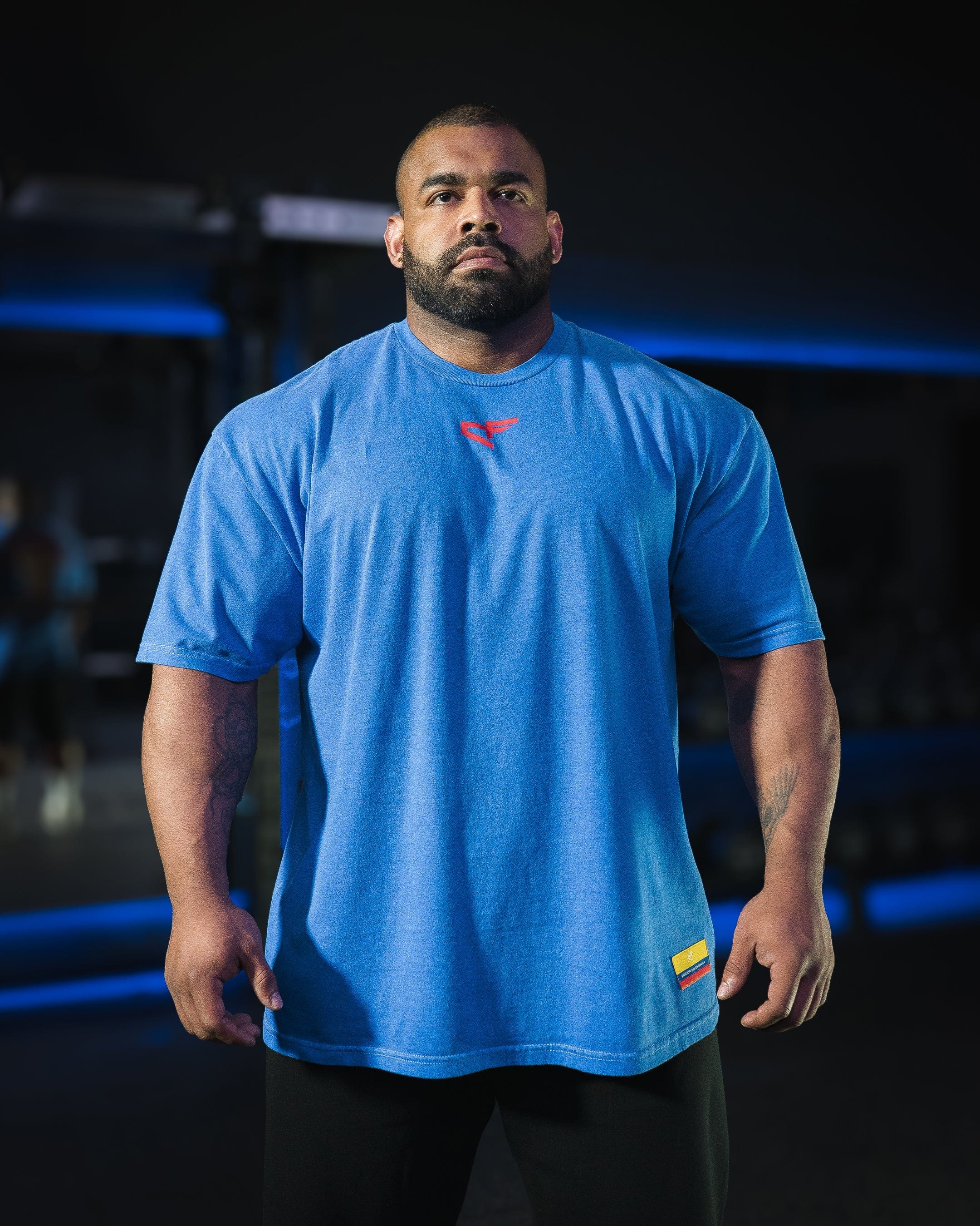 G Gym - Vintage Tee - Edición Colombiana Blue-thumbmail-6