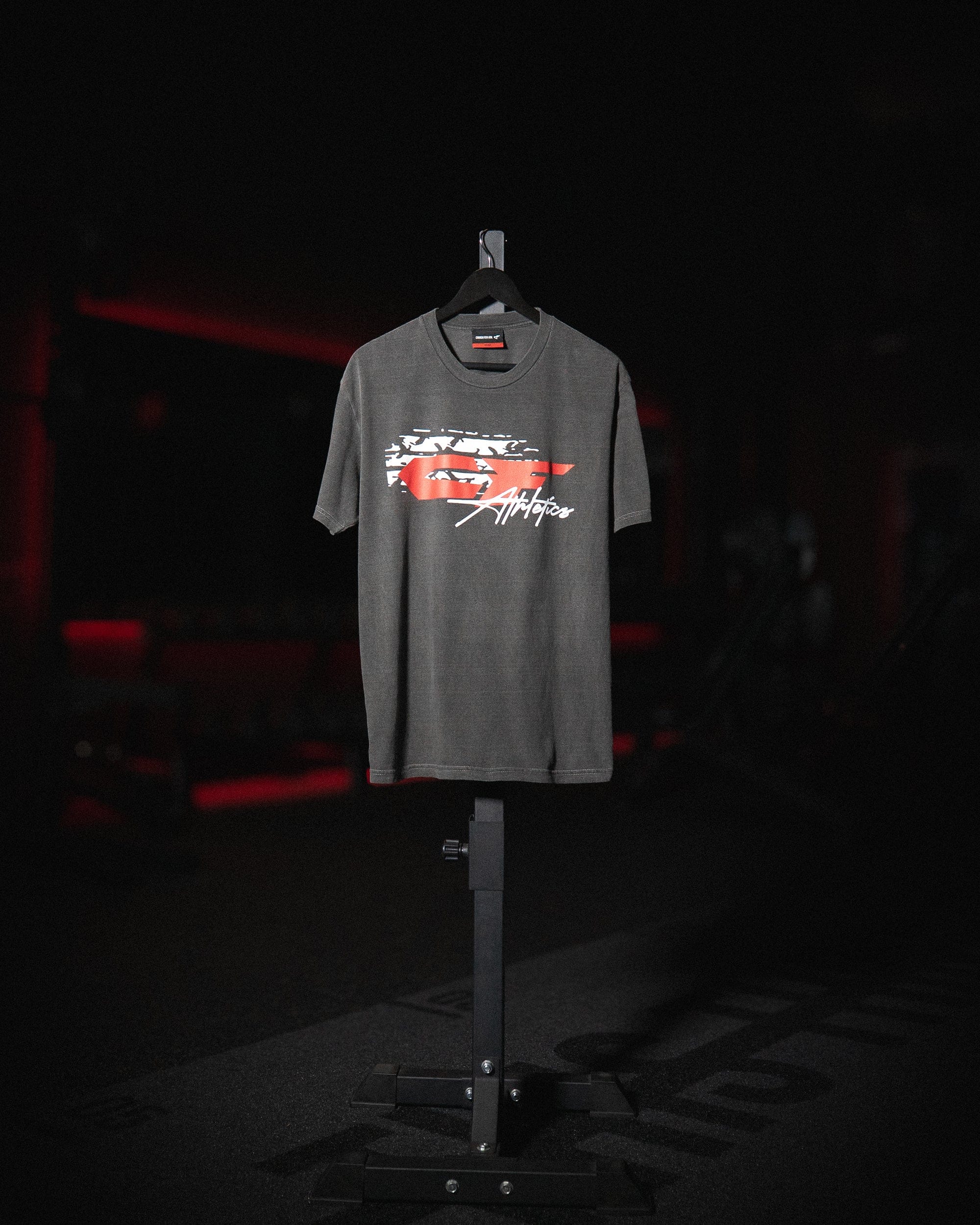 Factory Team - Vintage Tee - Black & Red-thumbmail-3