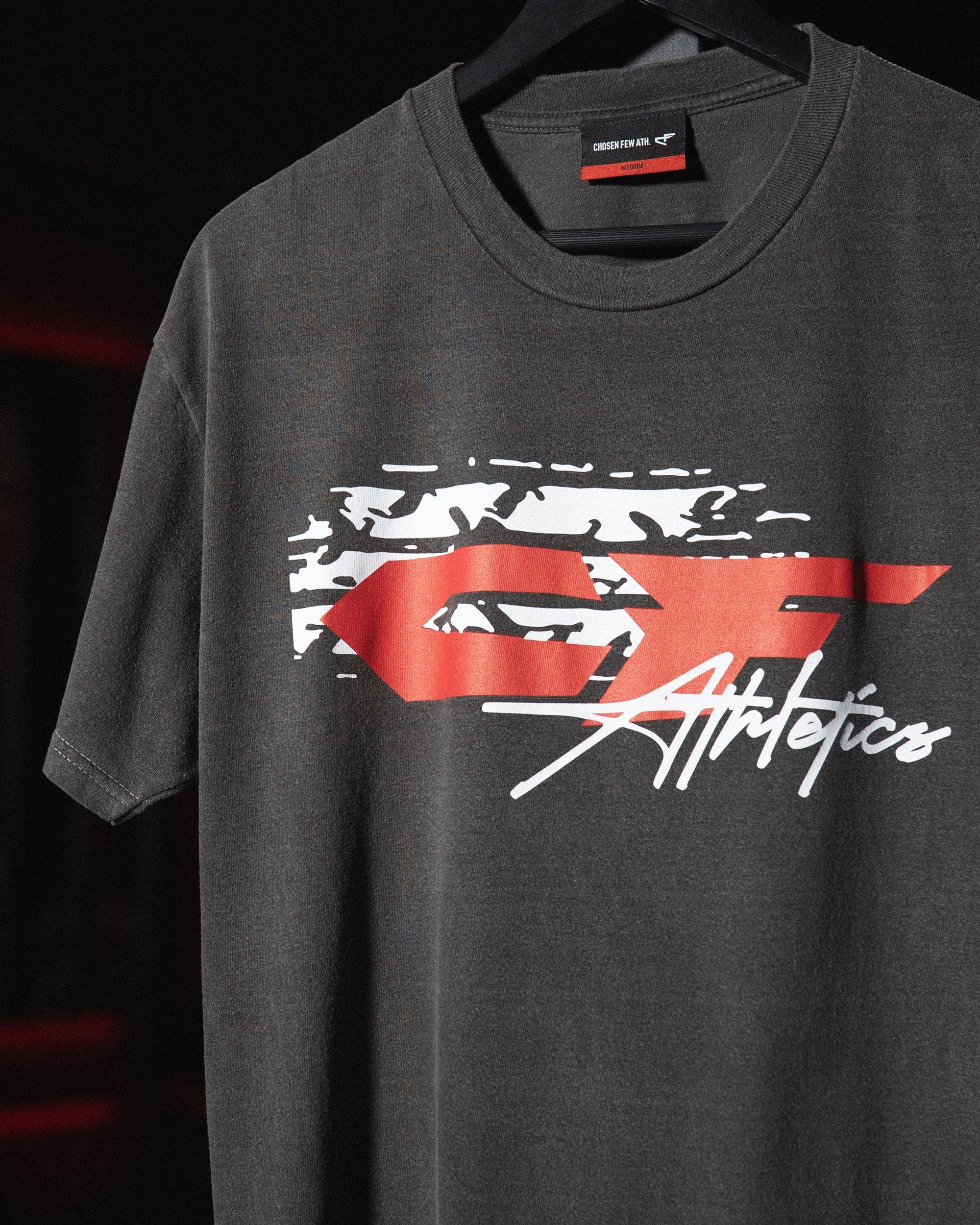 Factory Team - Vintage Tee - Black & Red