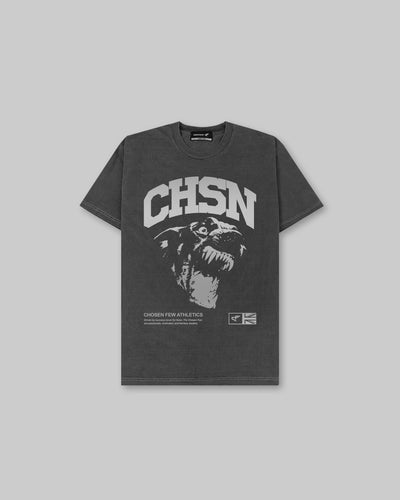 Fearless Tee - Vintage Black & Metallic Silver