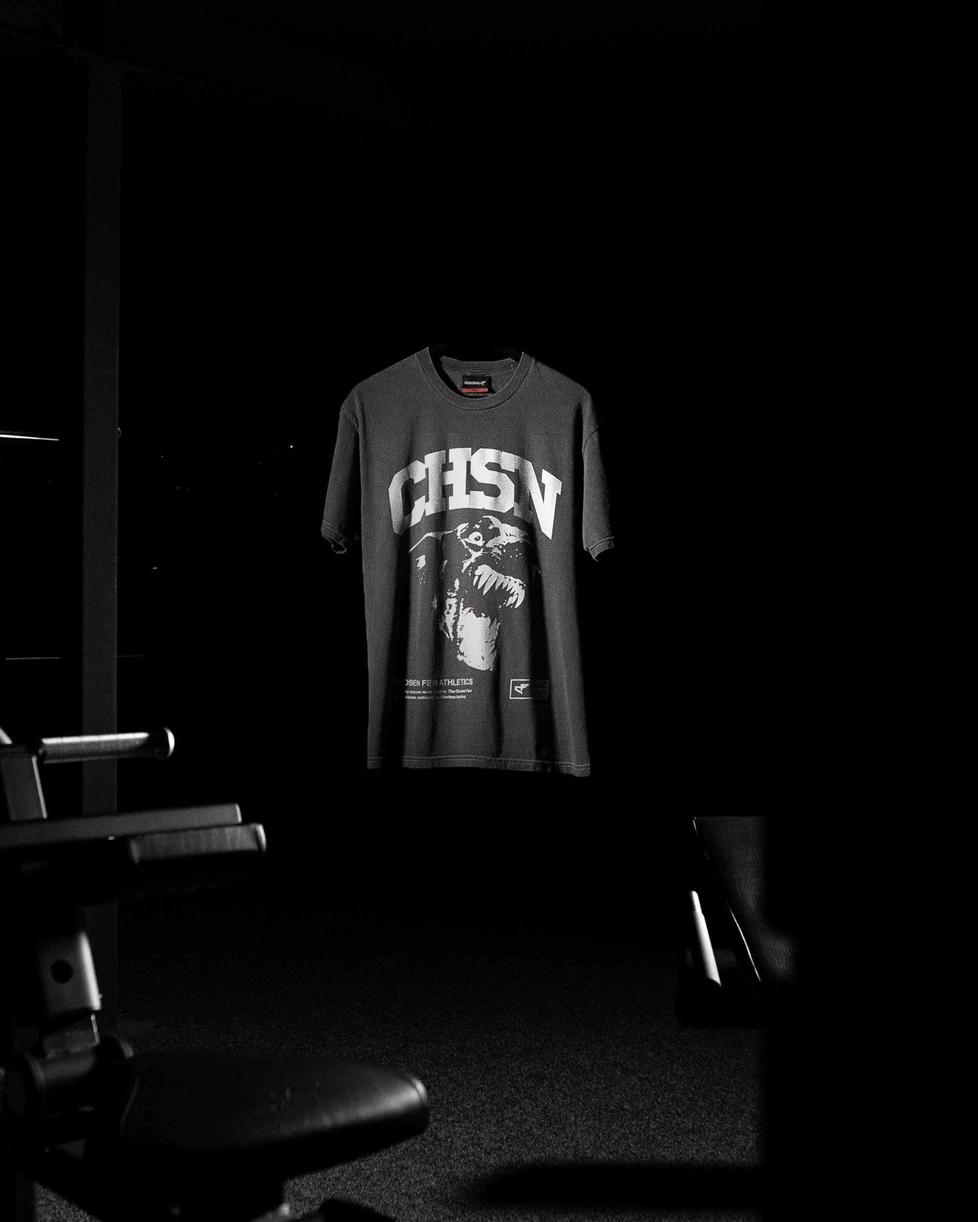 Fearless Tee - Vintage Black & Metallic Silver