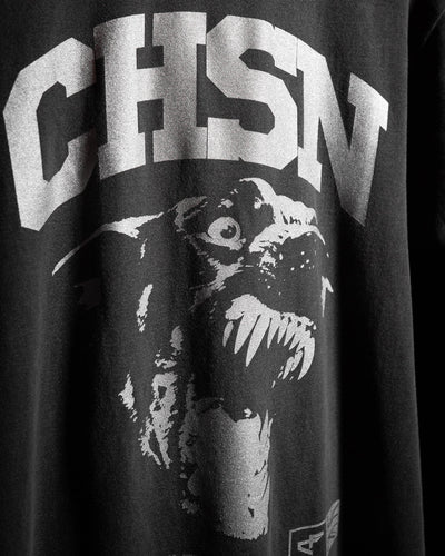 Fearless Tee - Vintage Black & Metallic Silver