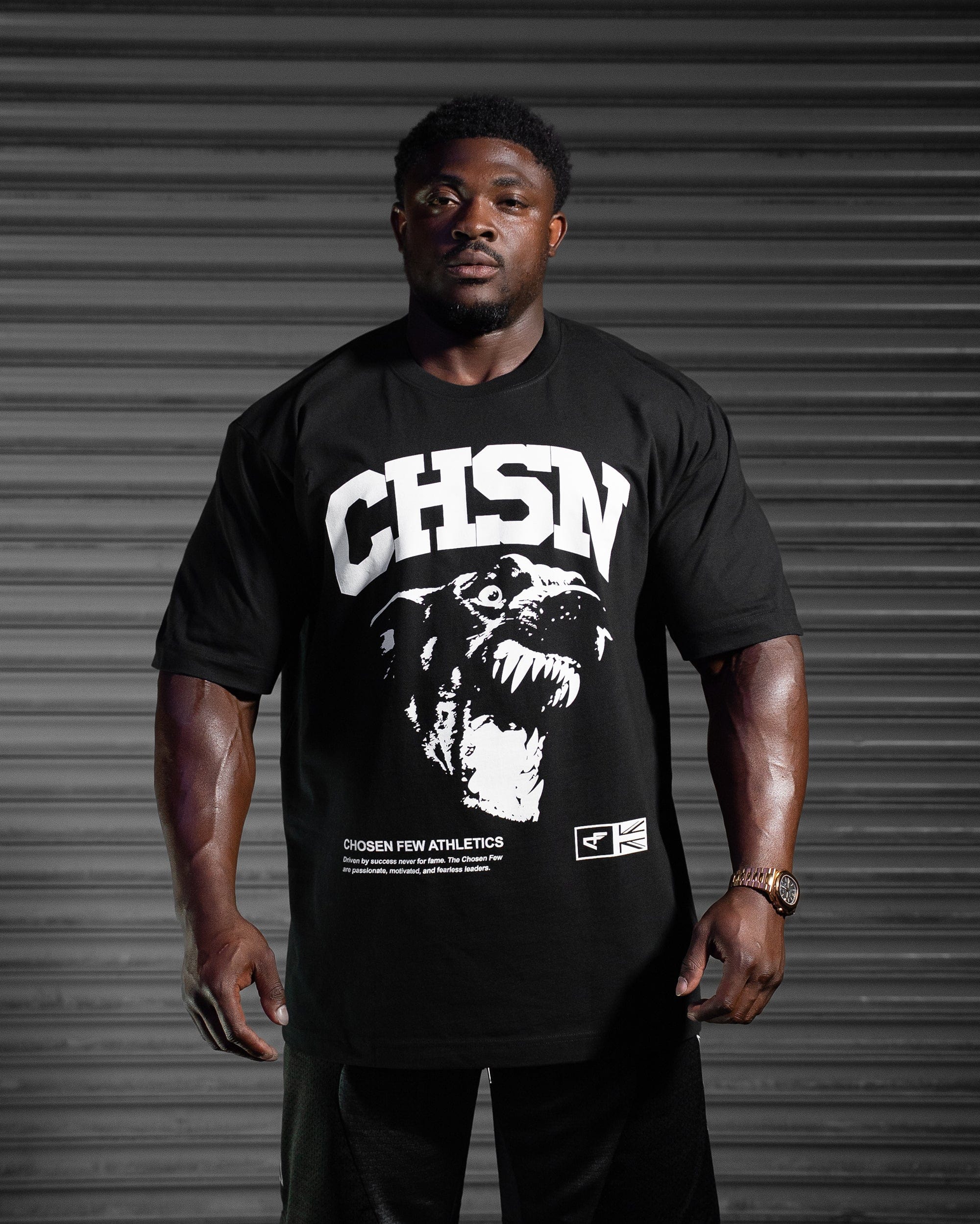 Fearless Heavy Tee - Black & White