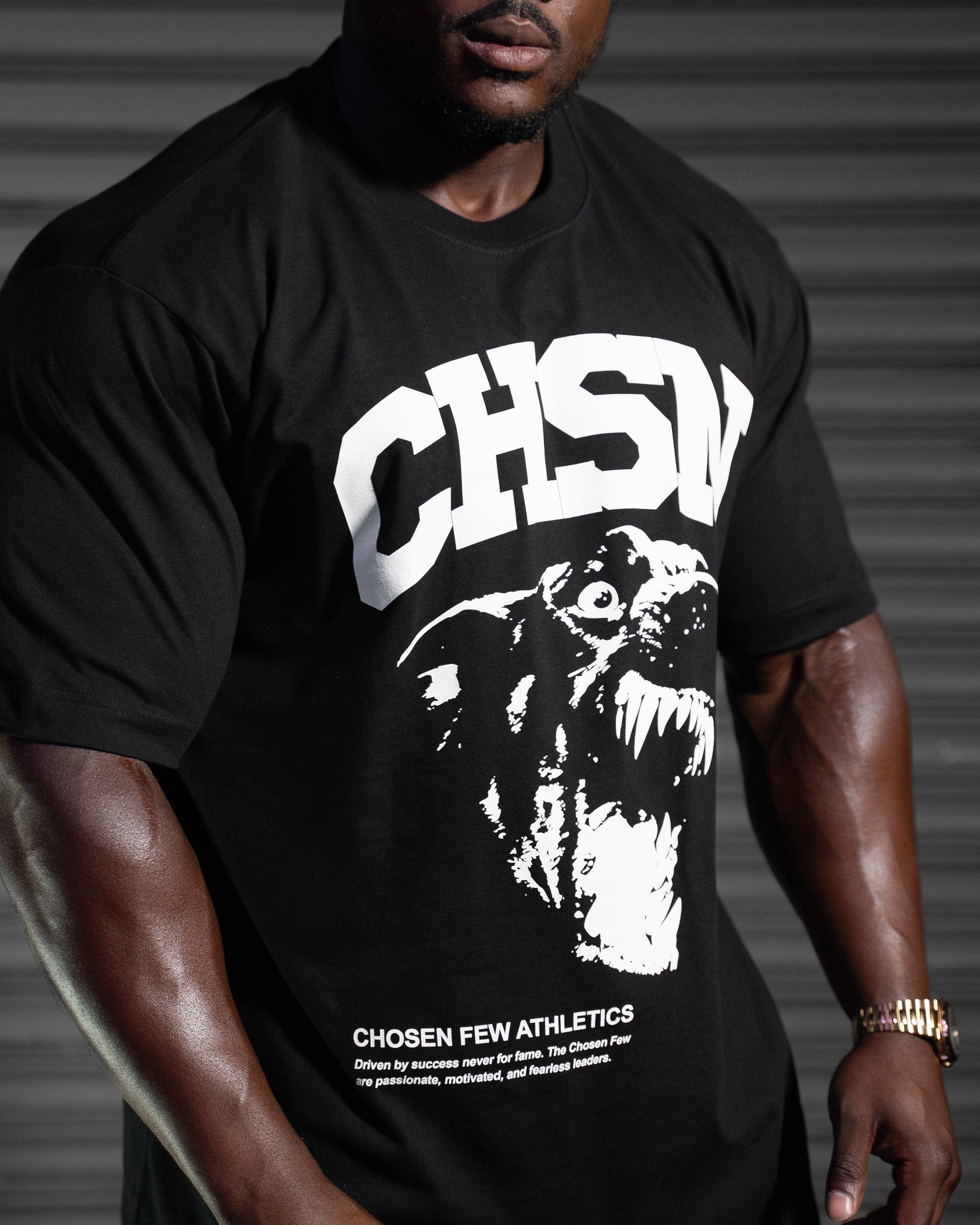 Fearless Heavy Tee - Black & White-thumbmail-3