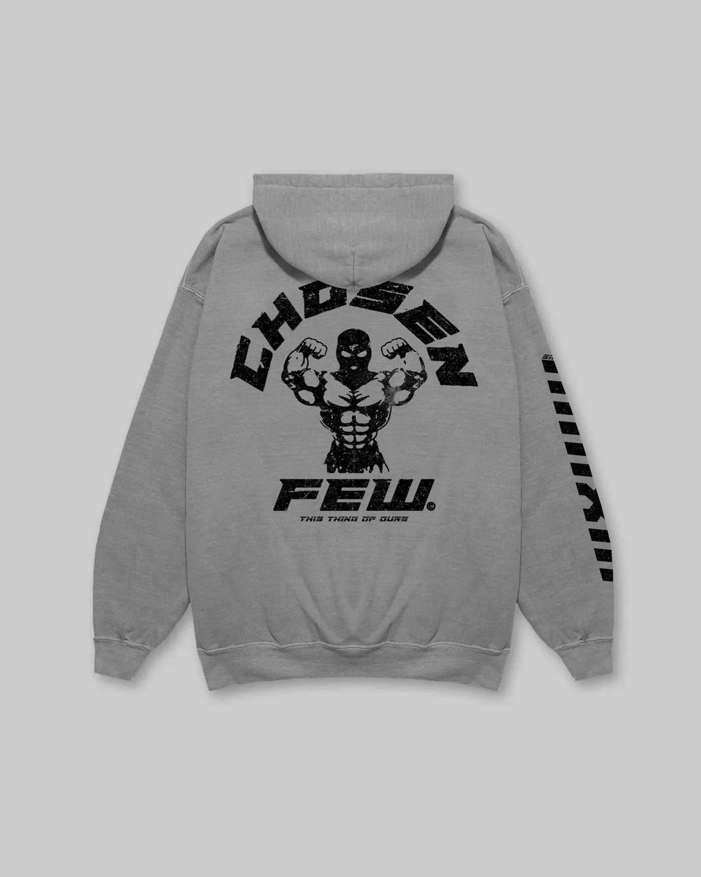 G Gym Hoodie - Vintage Grey & Black Legacy Edition