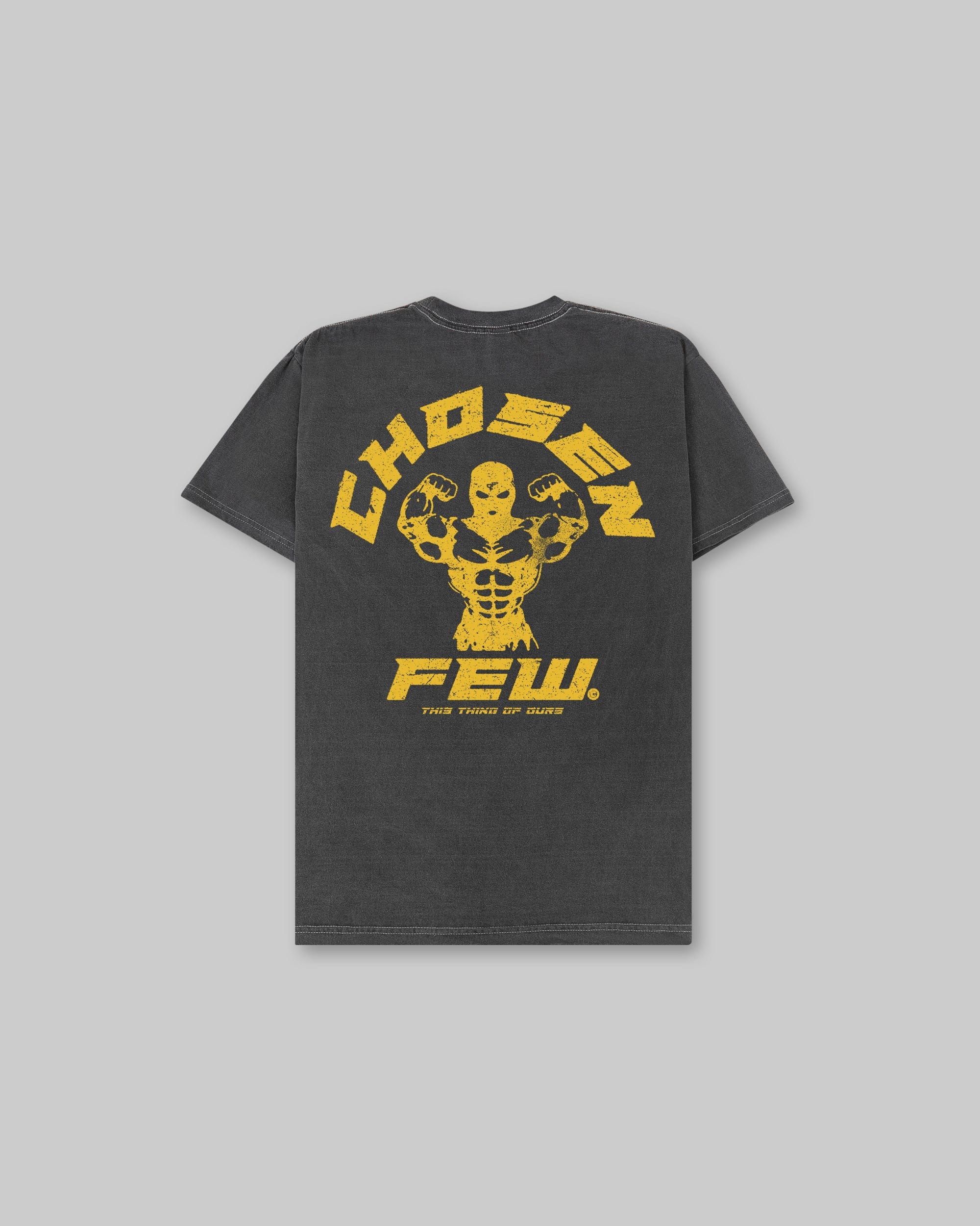 G Gym Tee - Vintage Black & Golds Yellow Legacy Edition