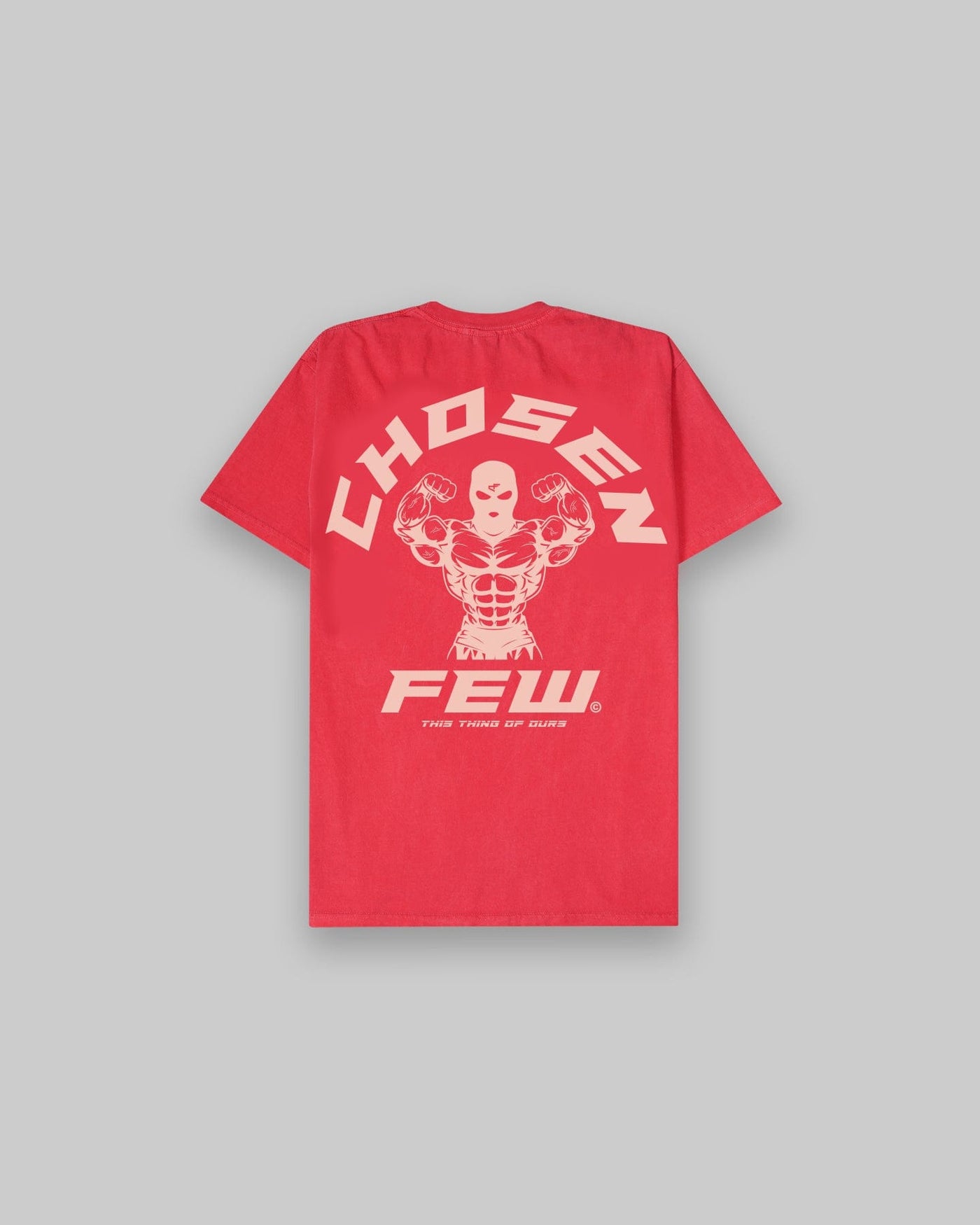 G Gym Tee - Vintage Hydrant Red & Cream