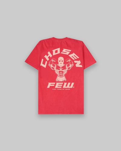 G Gym Tee - Vintage Hydrant Red & Cream