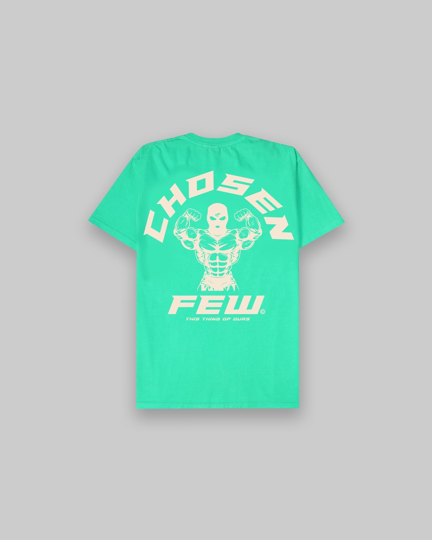 G Gym Tee - Vintage Teal & White