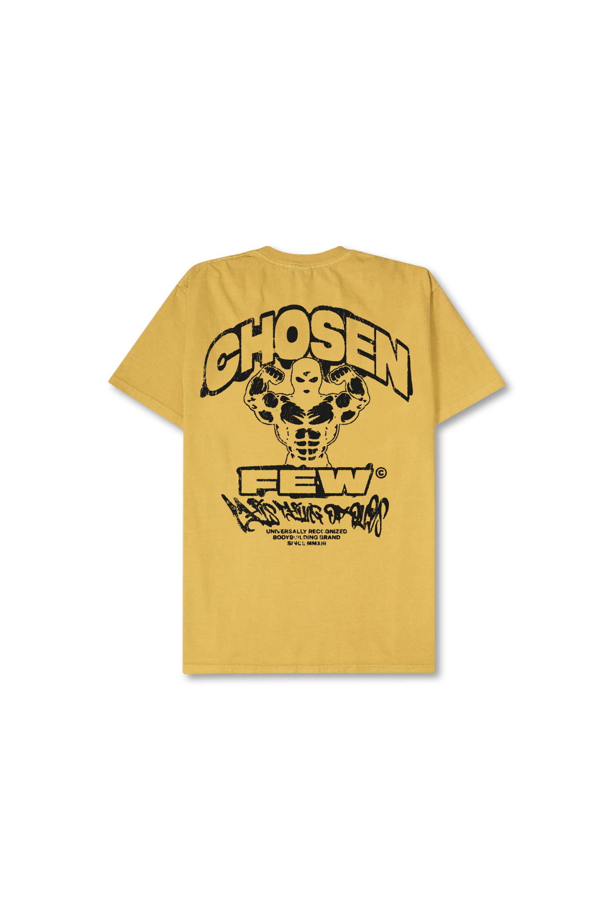 G Gym Series Street Edition Tee Retro Yellow & Black