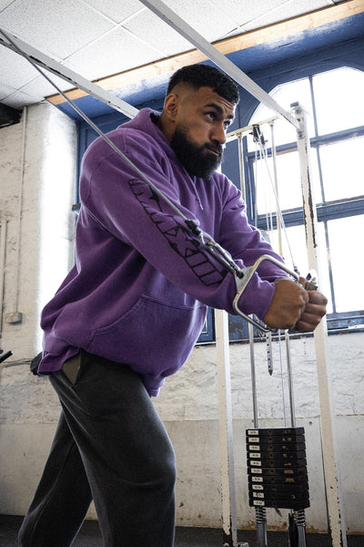 G Gym Street Edition Hoodie Retro Purple & Black