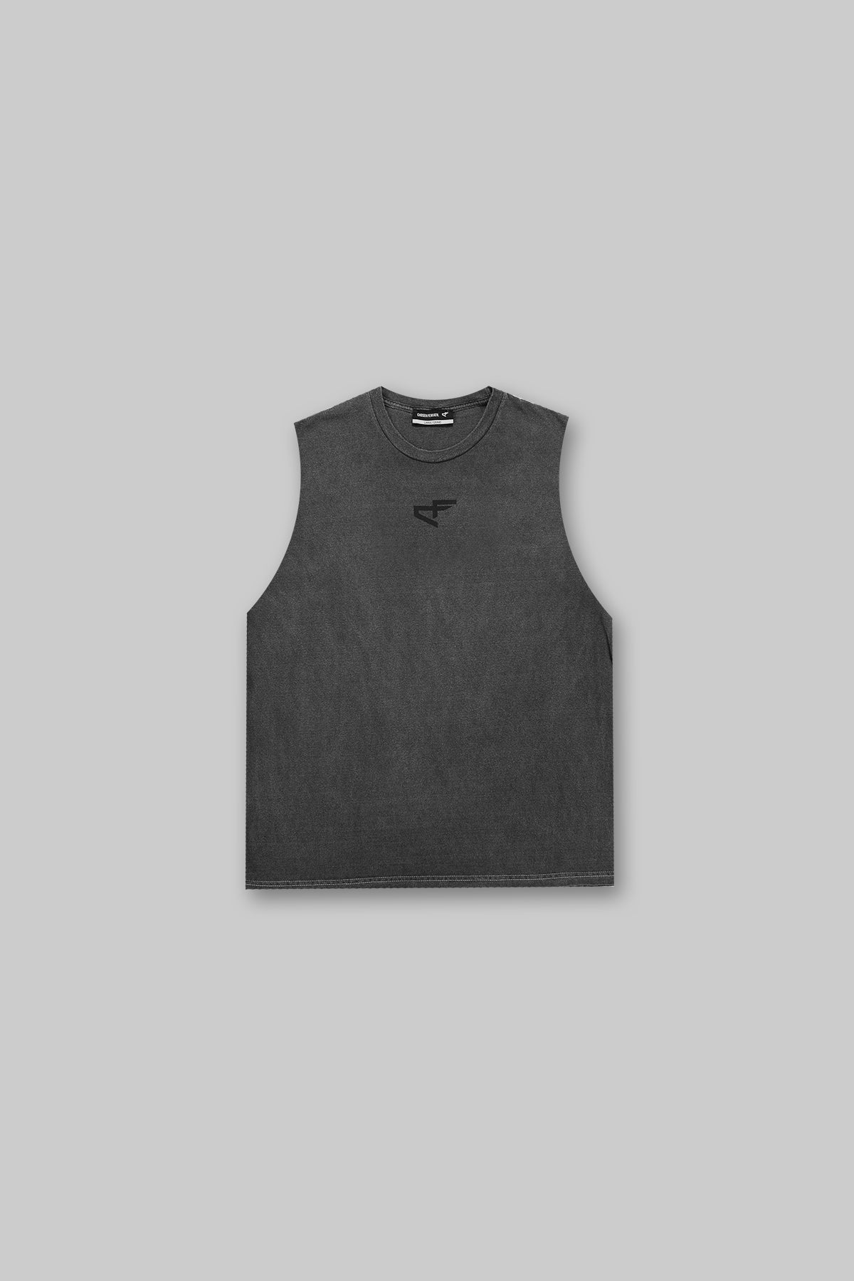 G Gym Sleeveless Tee - Vintage Black & Black