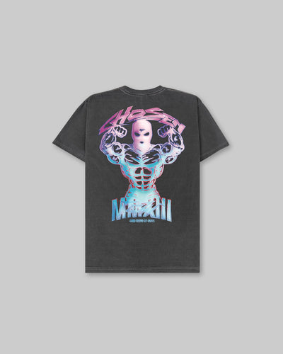 G Gym V2 Tee - Vintage Black & Trippy Blue