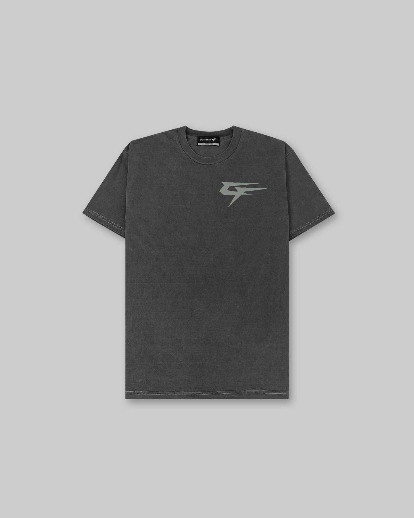 G Gym V2 Tee - Vintage Black & Metallic Silver