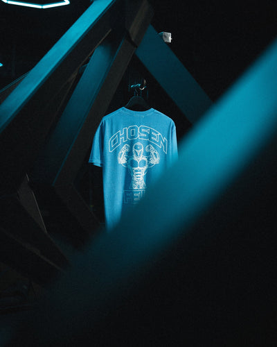 G Gym Cyber - Vintage Tee - Blue