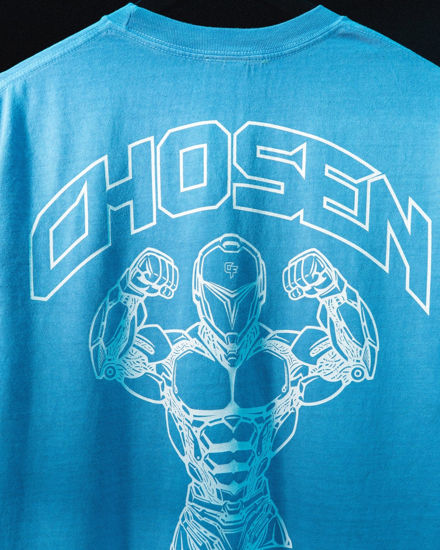 G Gym Cyber - Vintage Tee - Blue