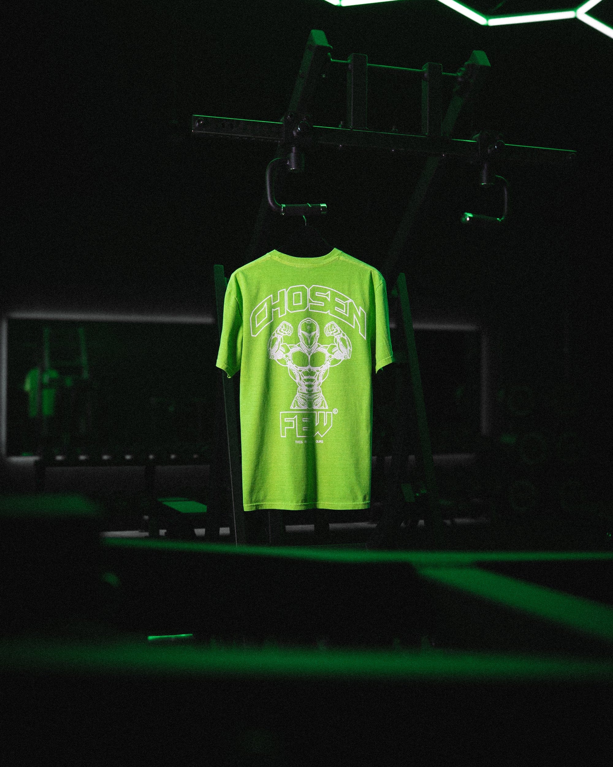 G Gym Cyber - Vintage Tee - Green