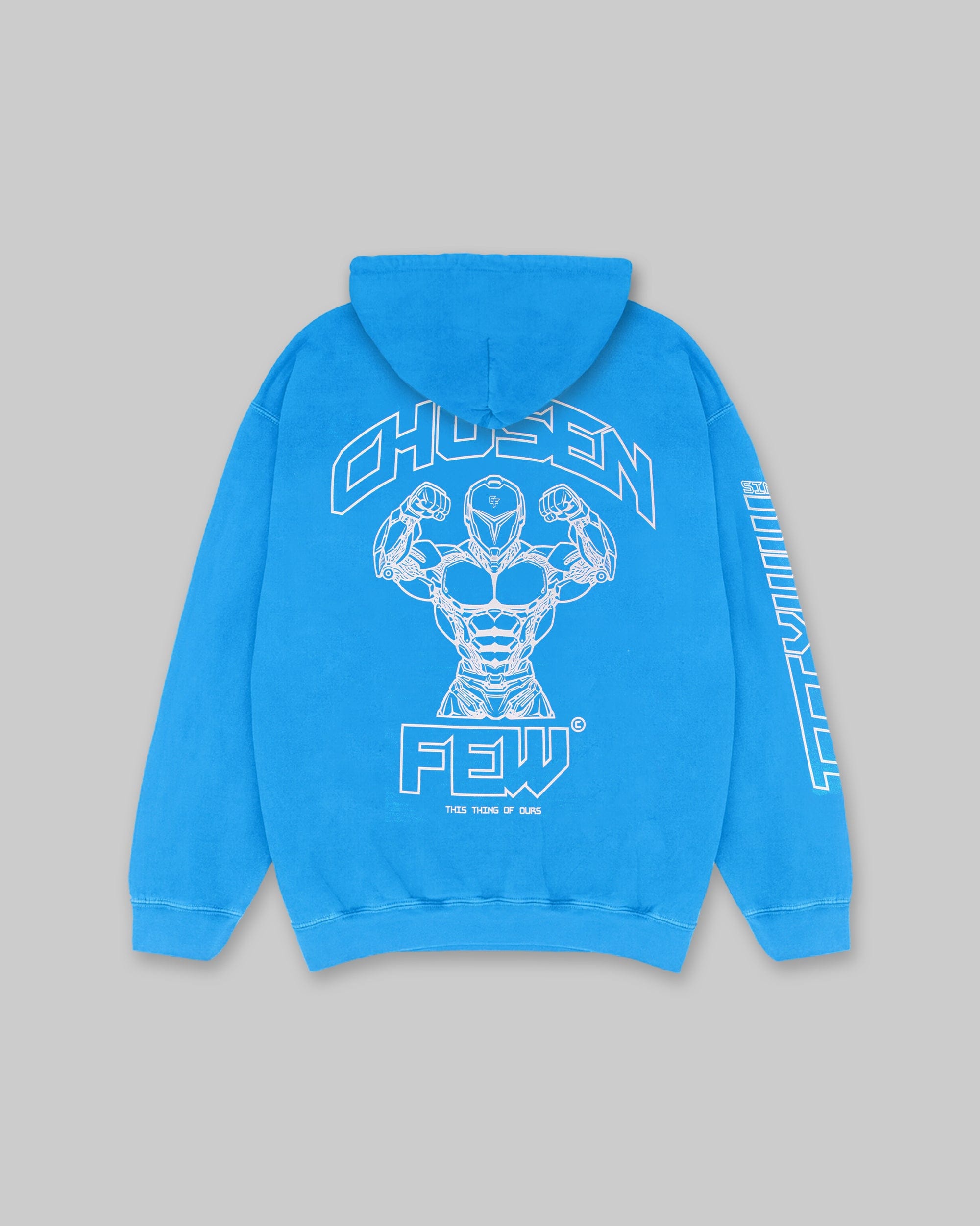 G Gym Cyber - Vintage Hoodie - Blue