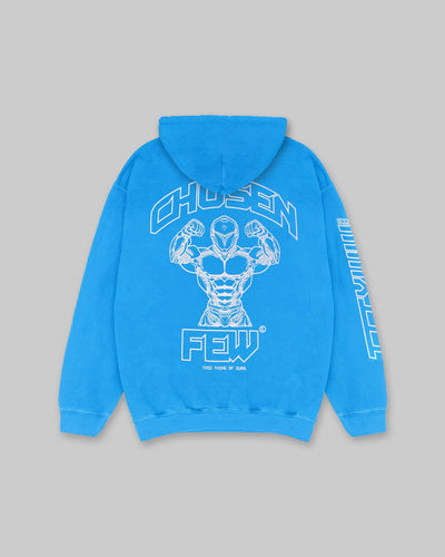 G Gym Cyber - Vintage Hoodie - Blue