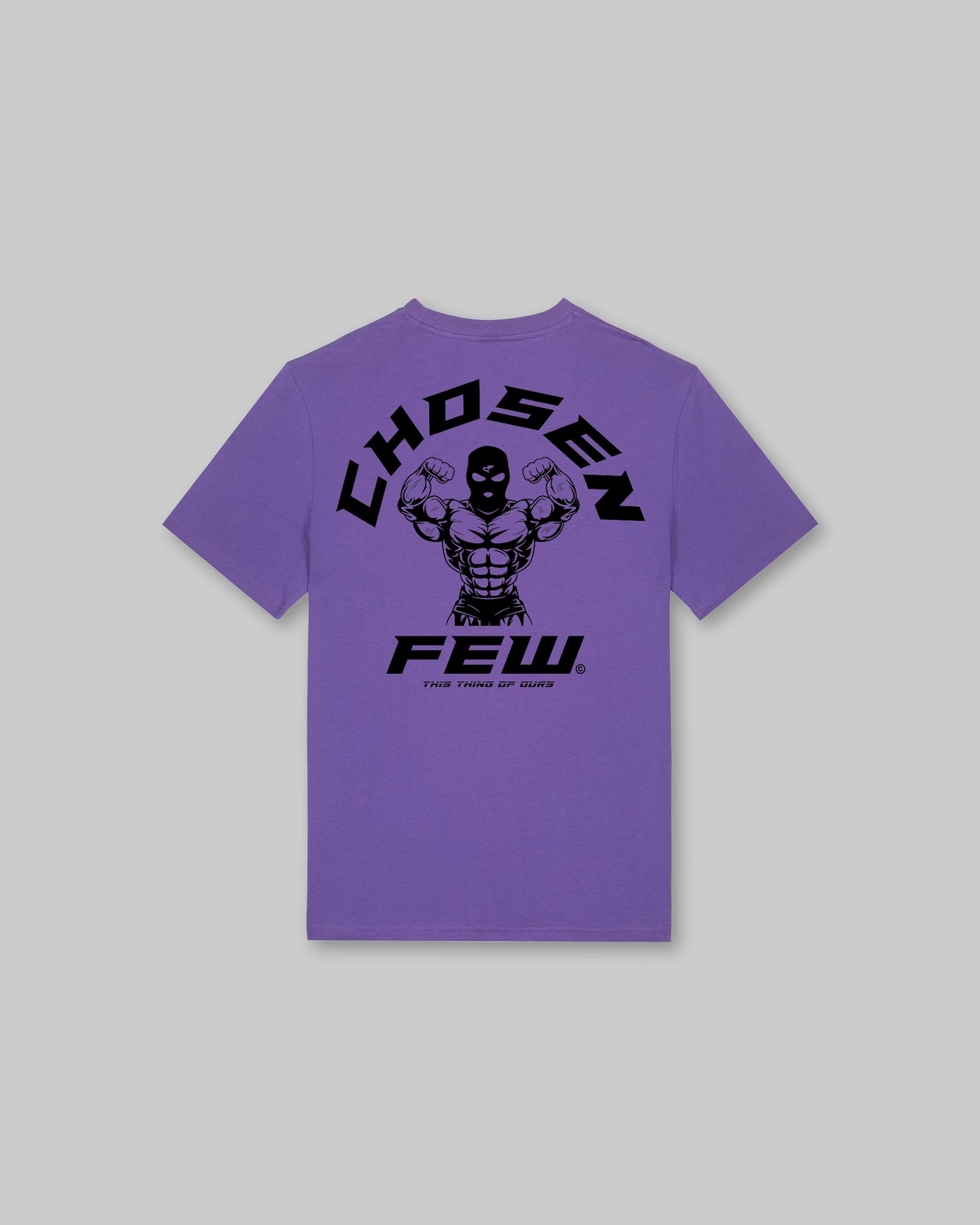 G Gym Fitted Tee - Amethyst Purple & Black