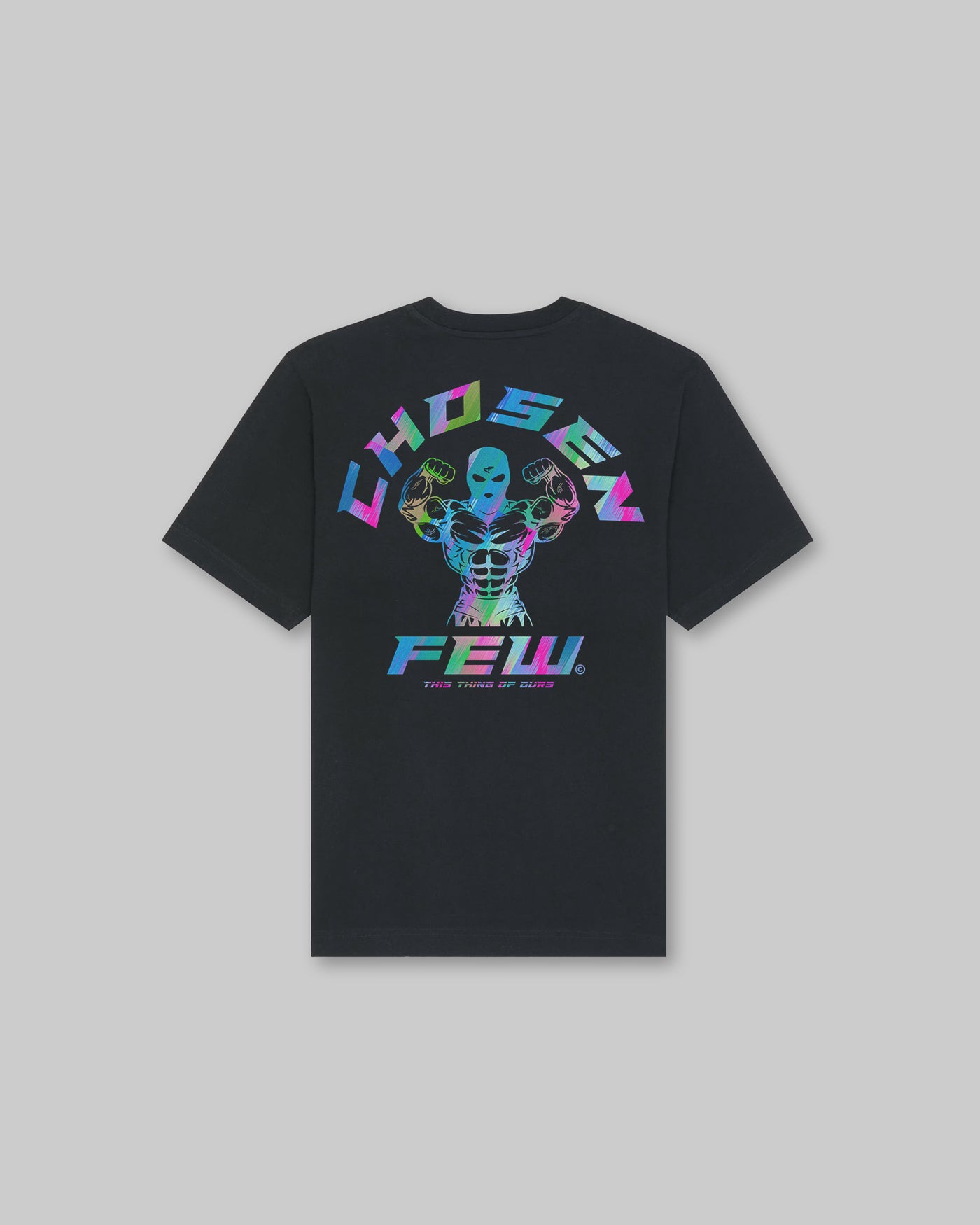 G Gym Heavy Tee - Black & Cosmic Cyan