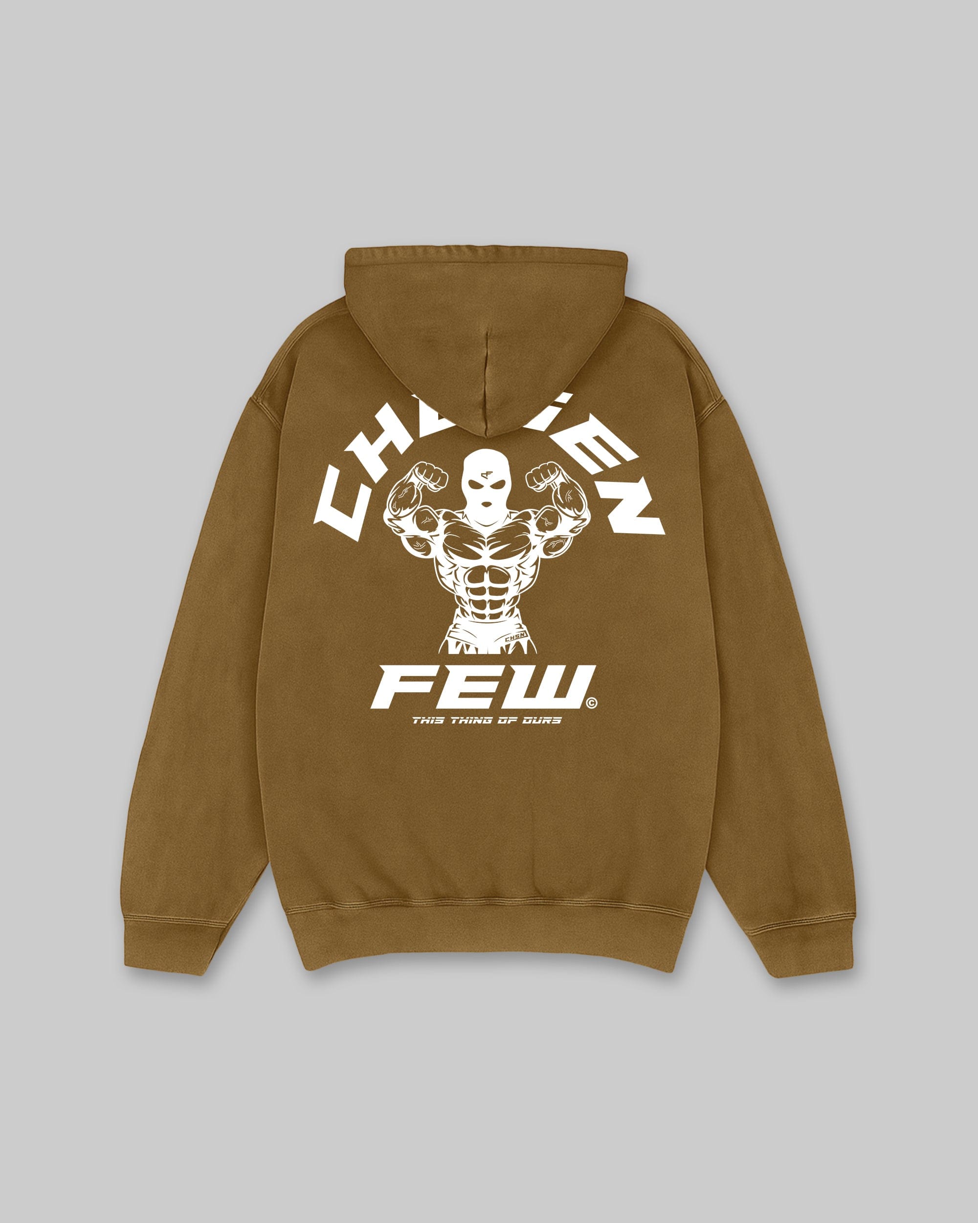 G Gym - Vintage Hoodie - Autumn Leaf & White